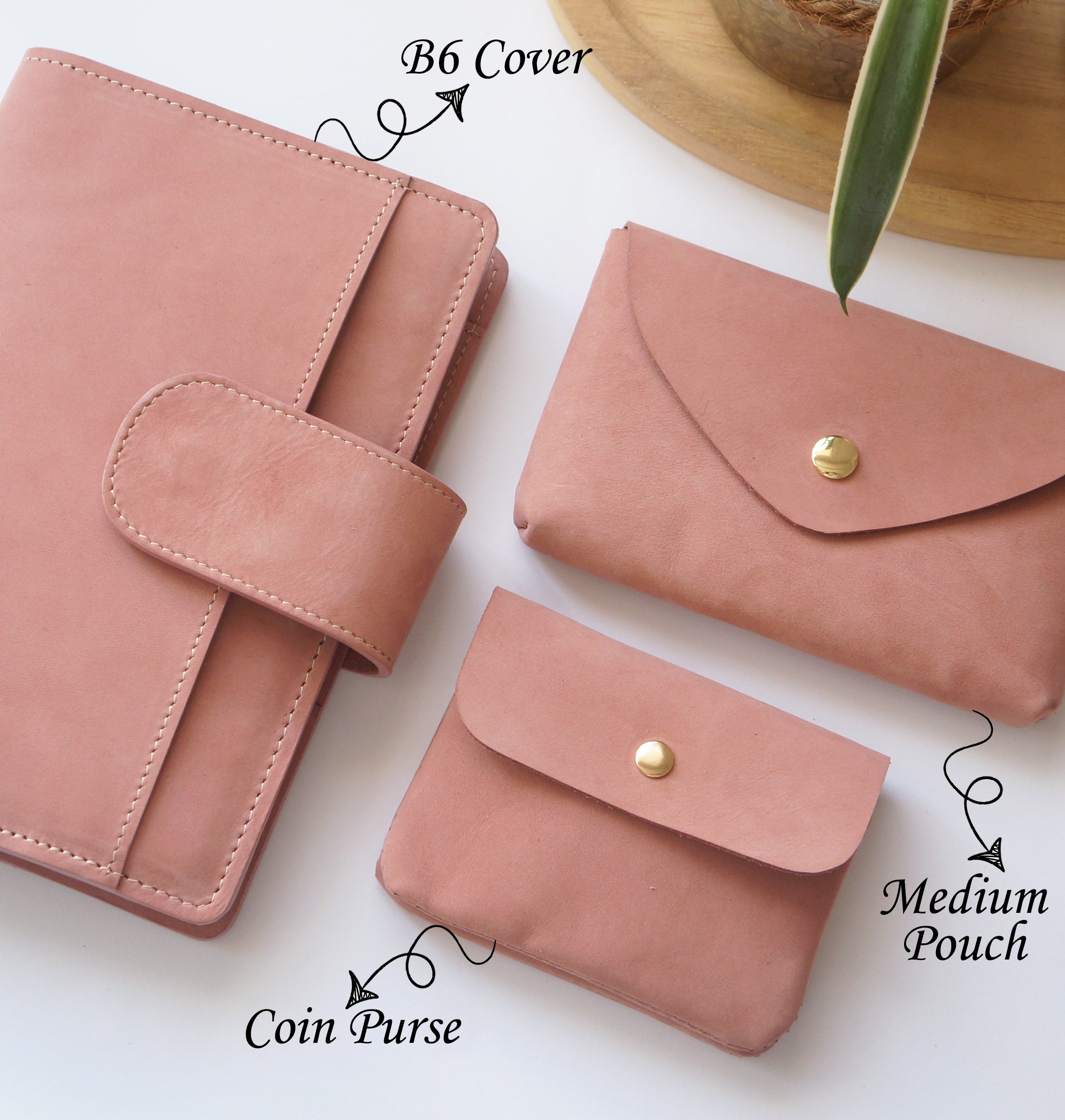 Velvet Nectar Leather Essentials Set – Pack of 3