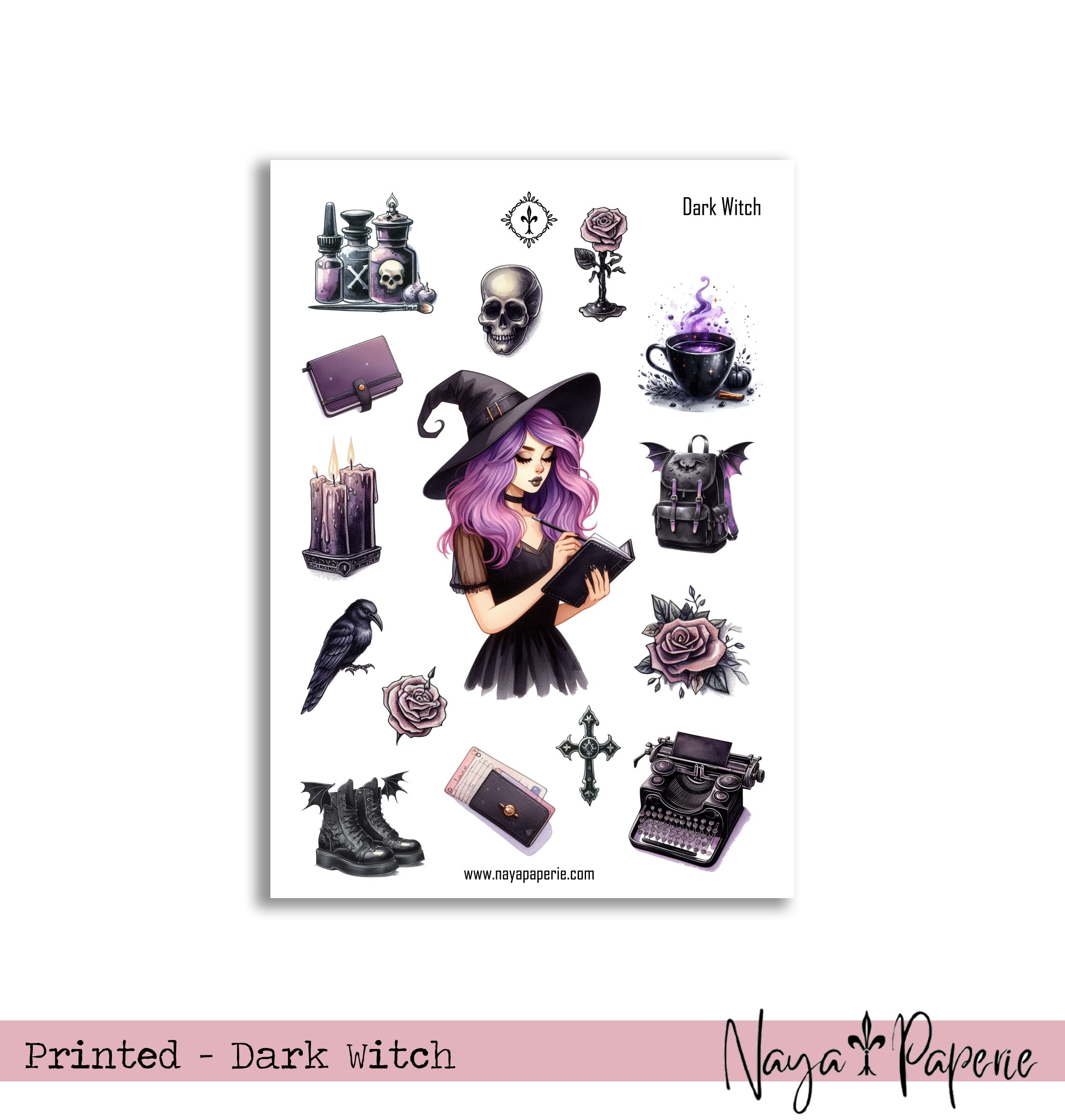 Dark Witch | Deco Sheet