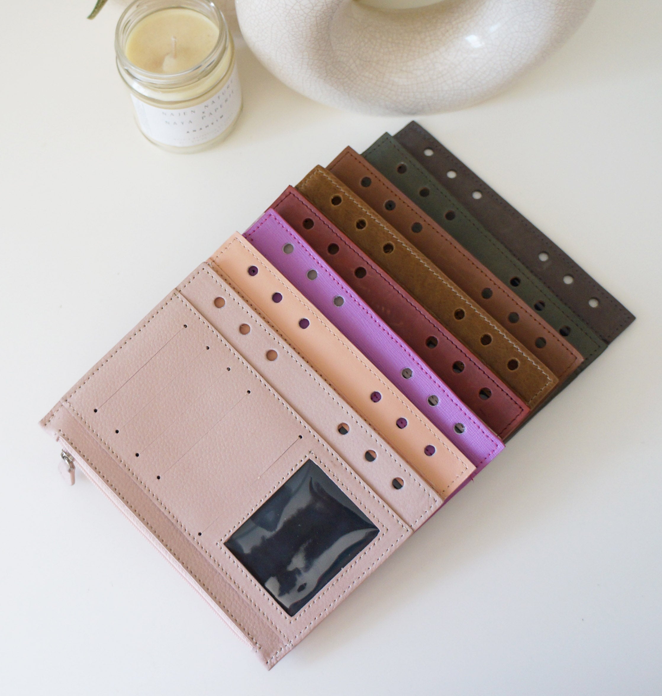 Wallet leather Fly leaf