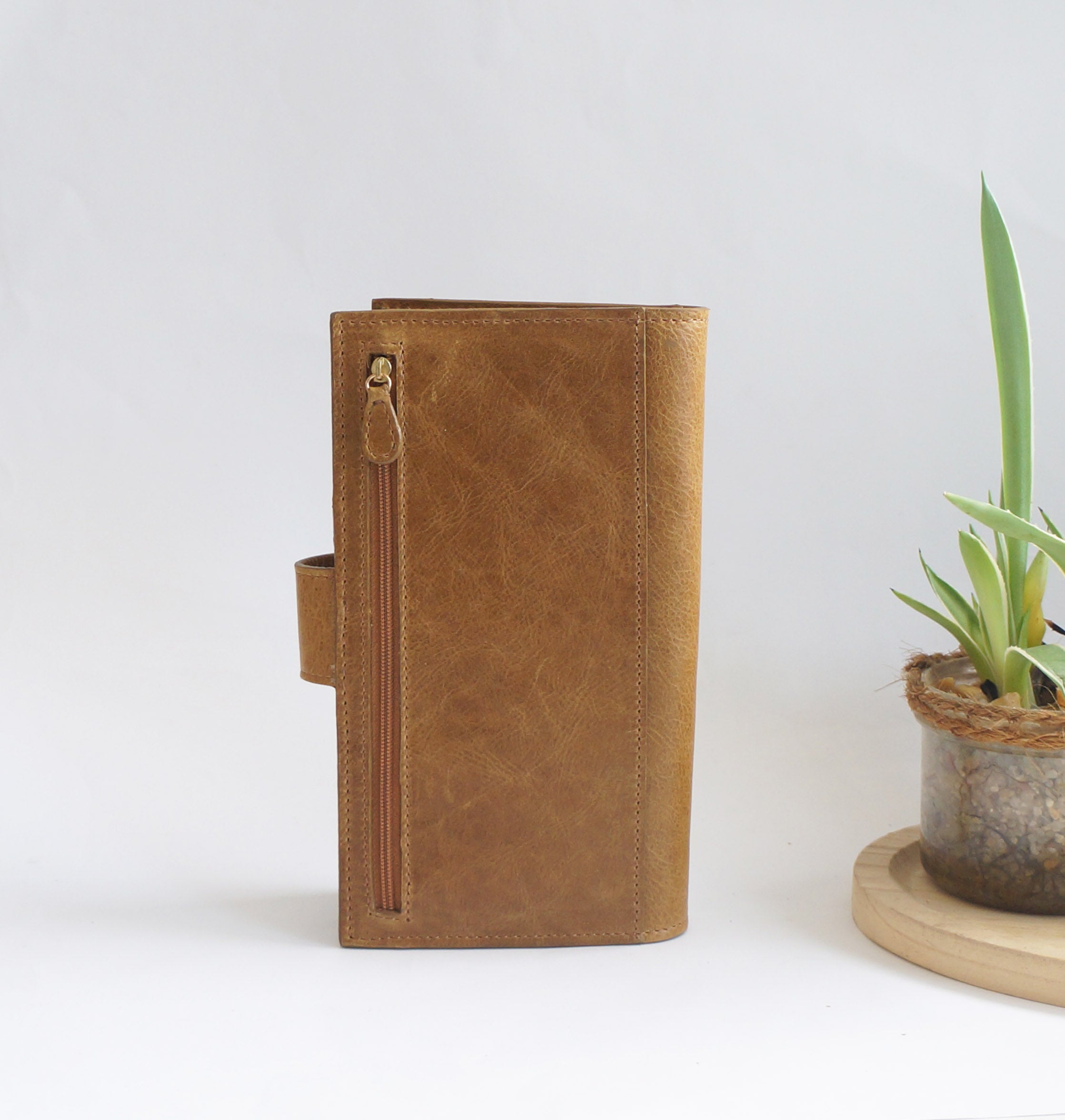 Hobonichi Mega Cover - Clear front - Almond MISFIT
