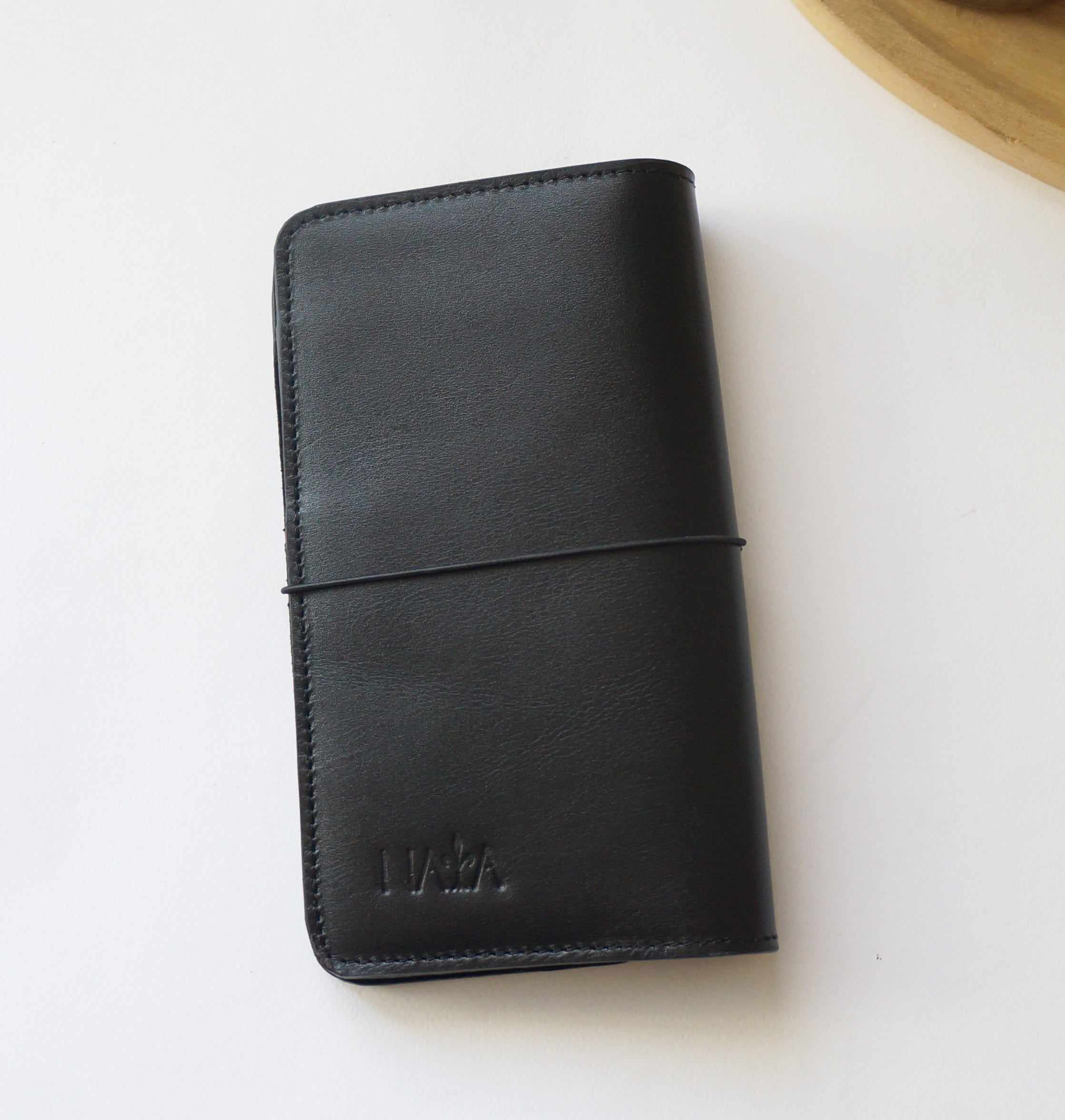 Hobonichi Week Cover compact - Smooth Black/Suede Black