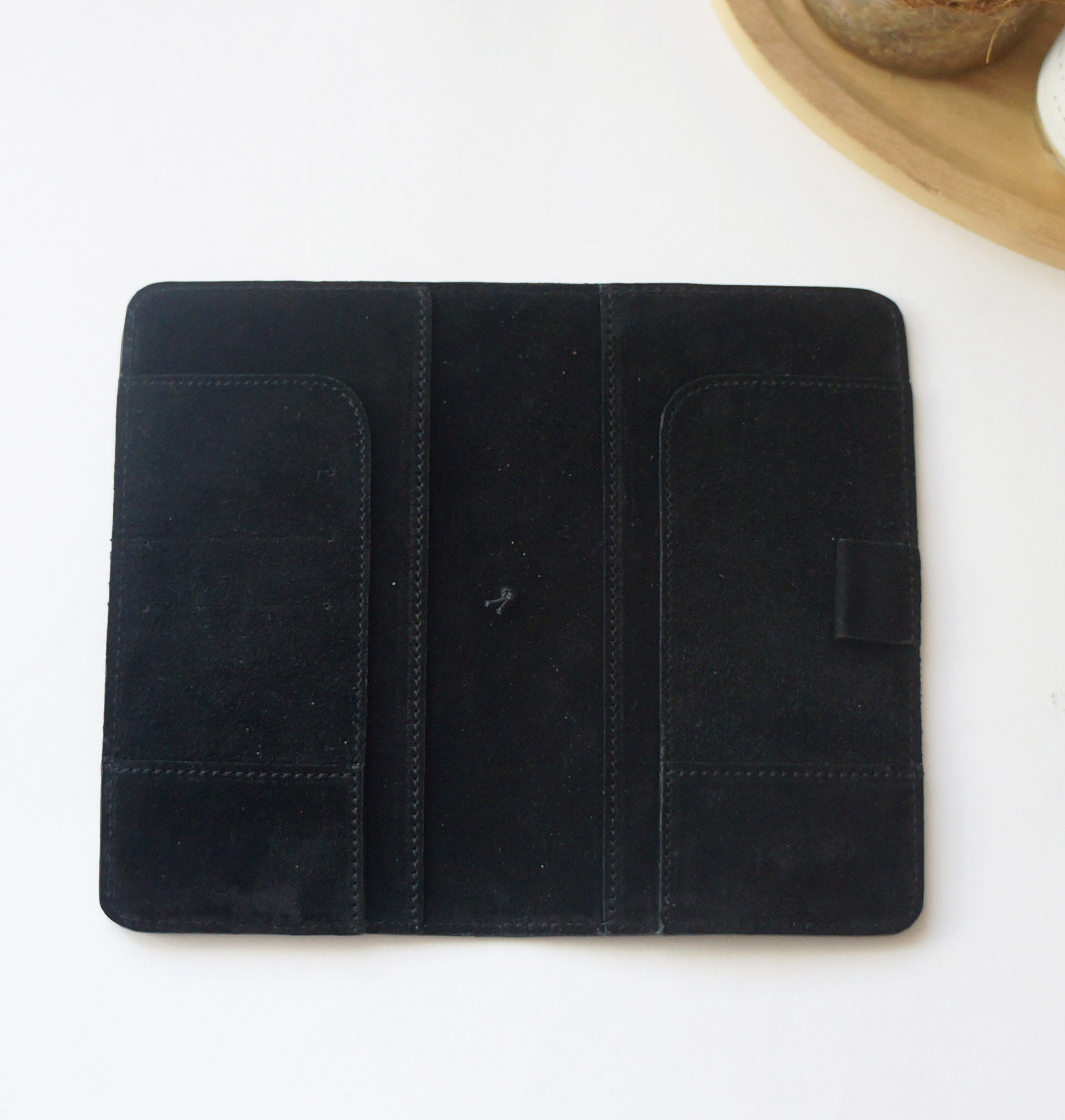 Hobonichi Week Cover compact - Smooth Black/Suede Black
