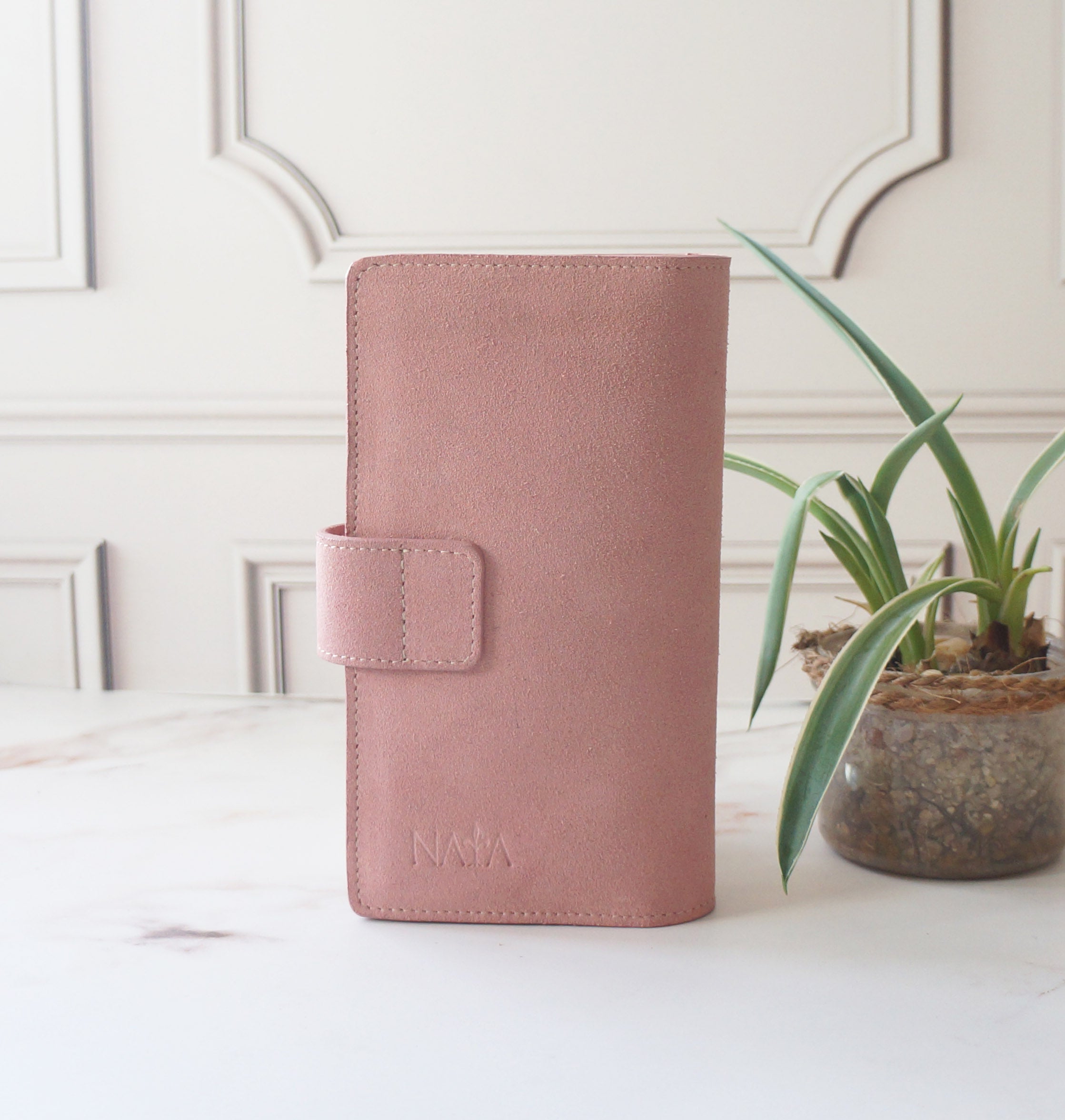 Hobonichi Mega Cover clear front - Suede Fresia
