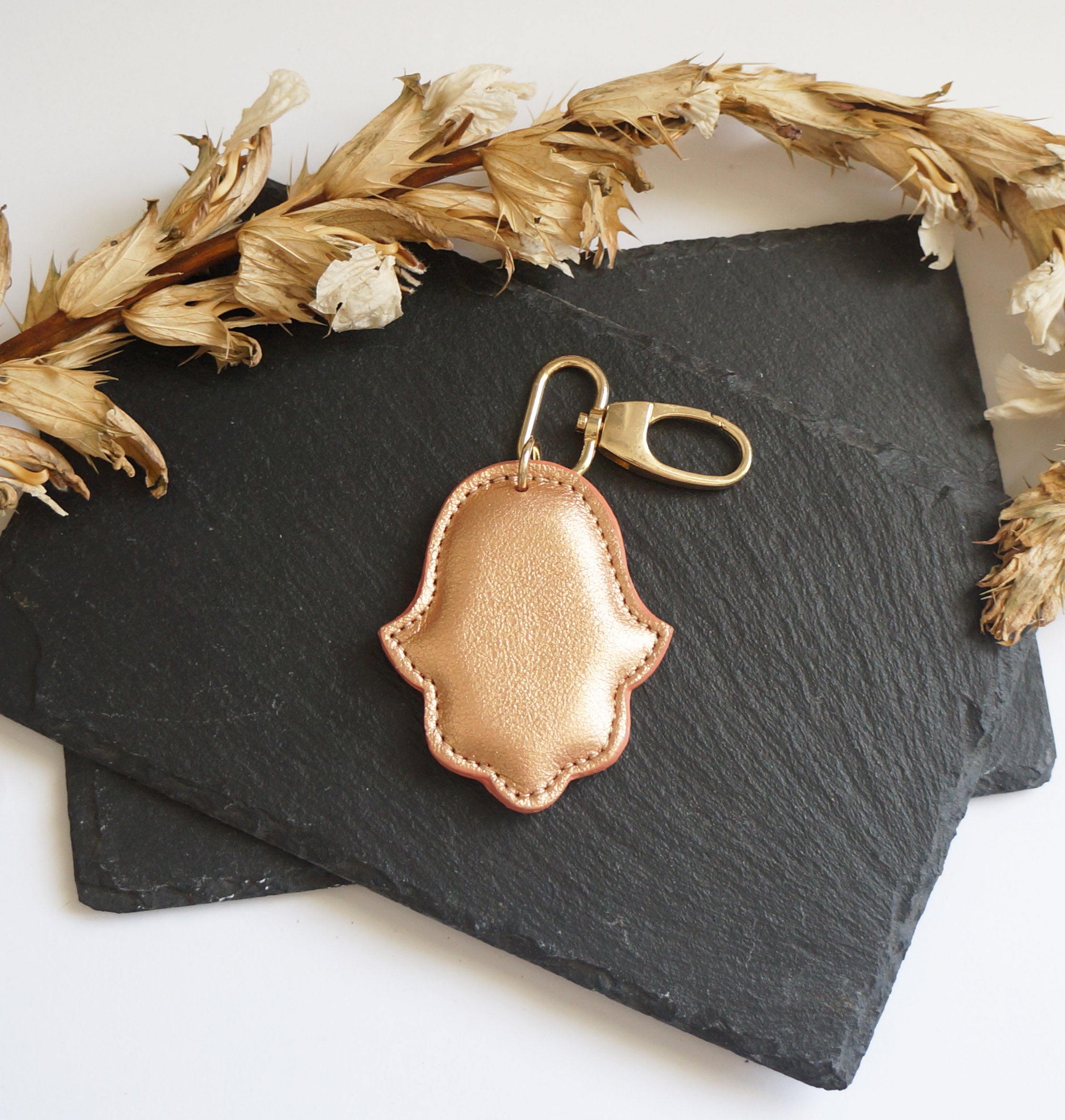 Hamsa Key Rings - Pink Shades