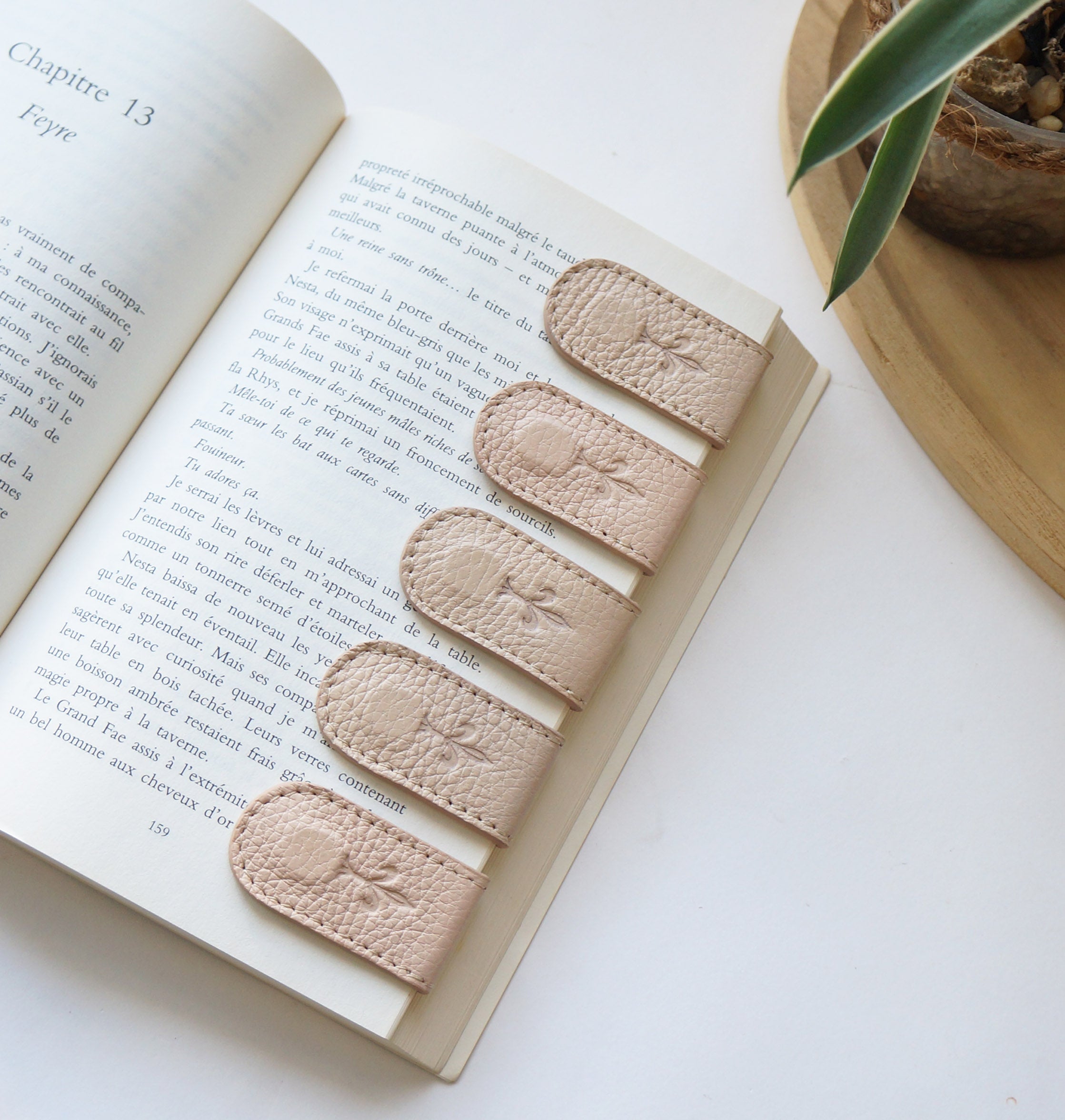Magnetic Bookmarks - Blush Pink