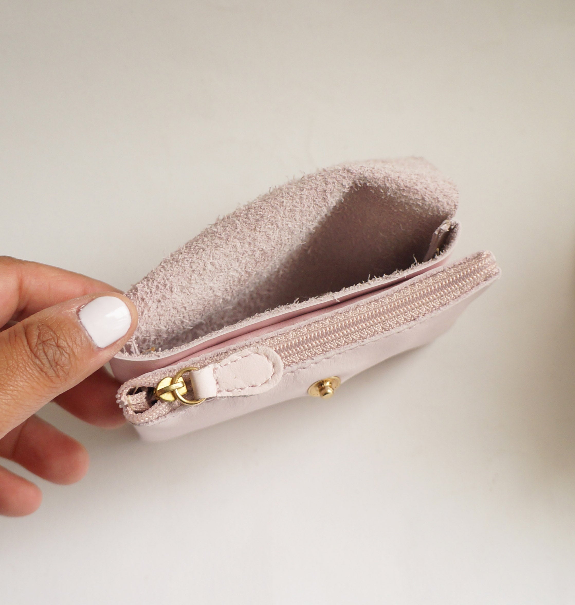 Coin Purse - Milkshake Goat leather