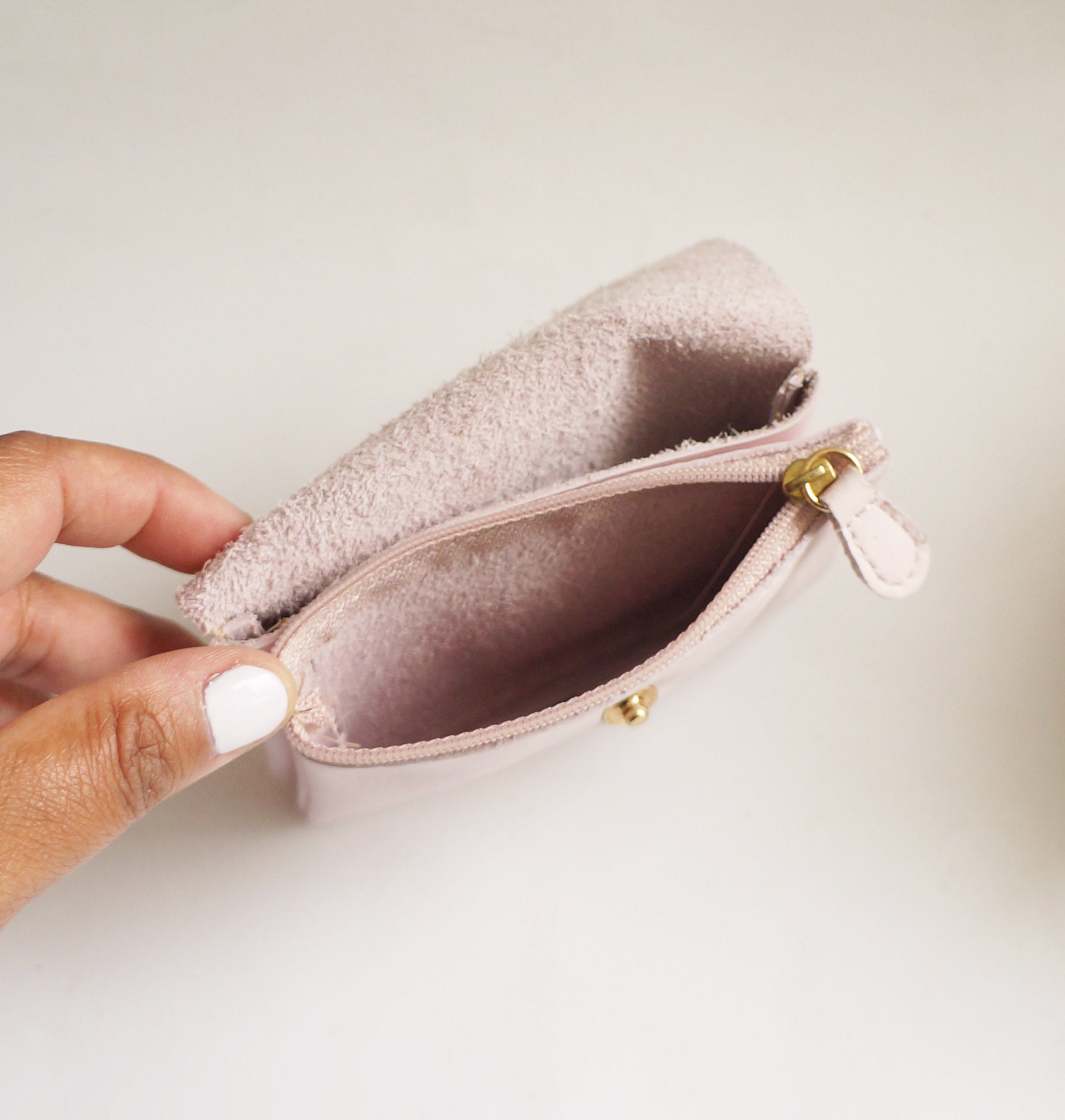 Coin Purse - Milkshake Goat leather