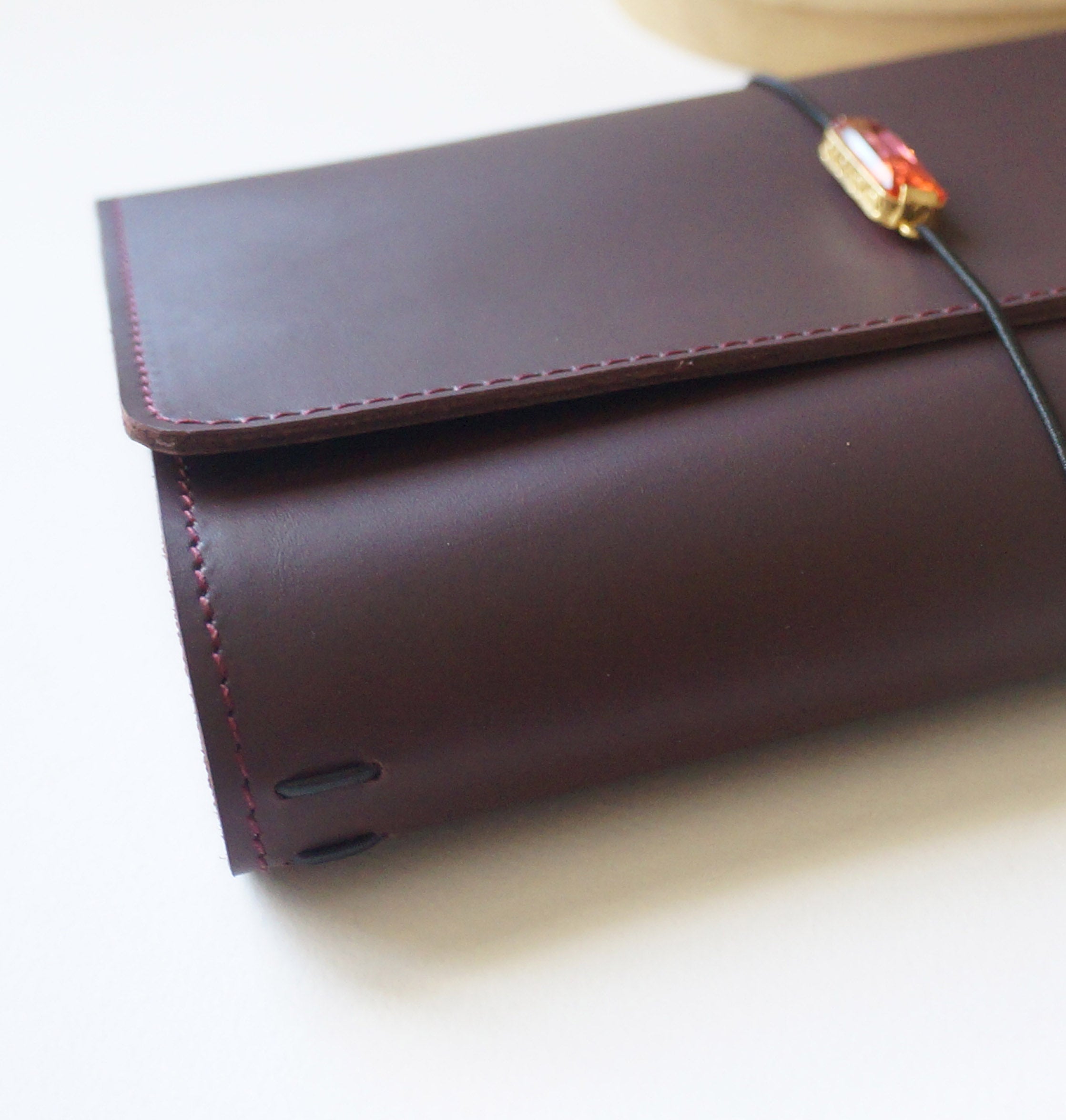 CUSTOM B6 cover burgundy Trifold and A5 cover Leopard Trifold