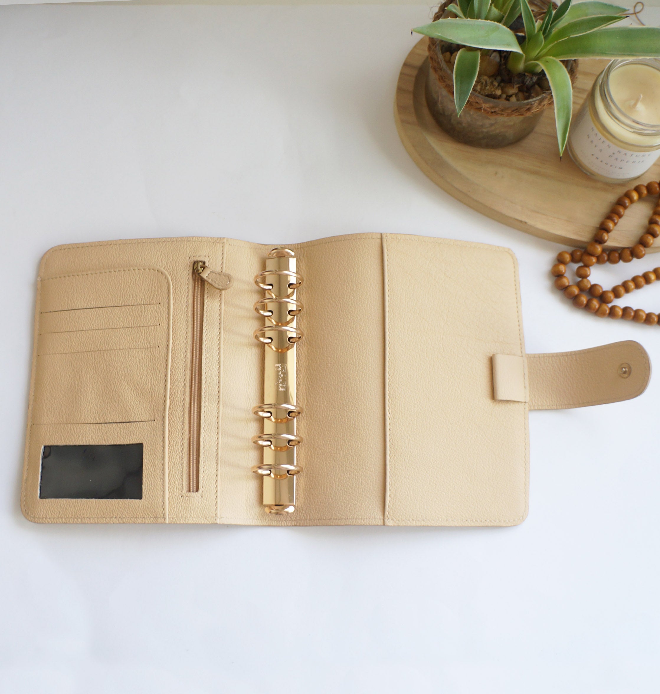 Personal Wide Ring Binder - Buttercream MISFIT