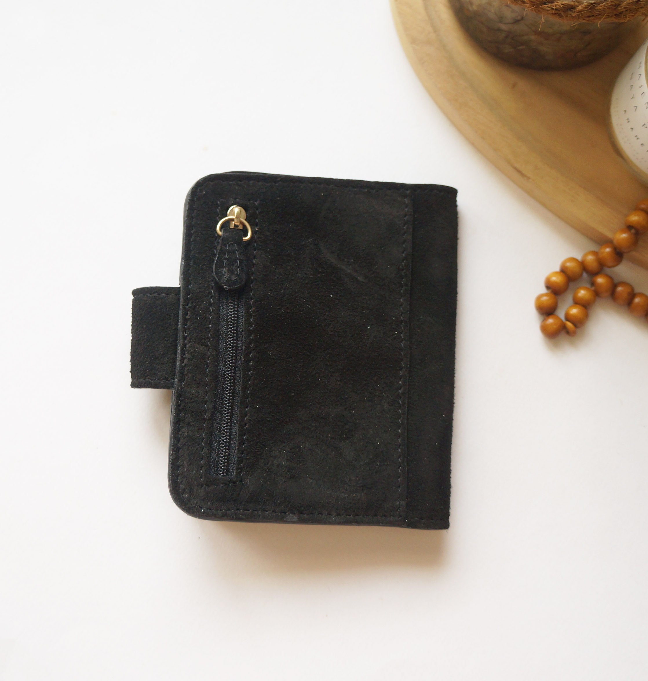 Passport Journal Cover - Suede Black