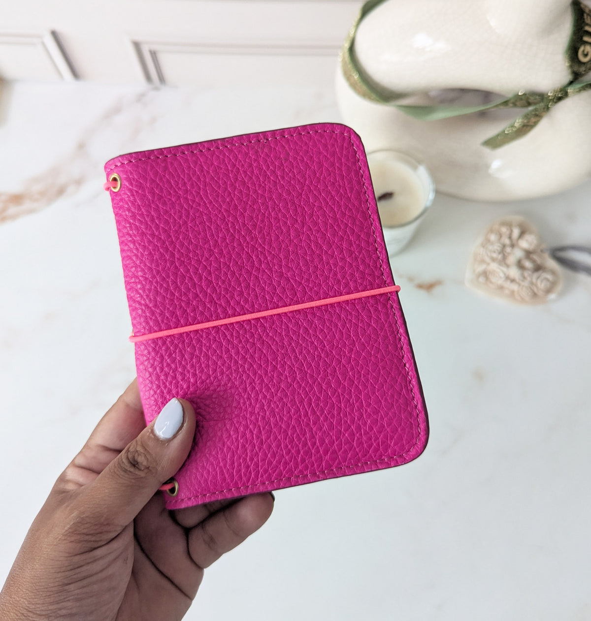 Passport Cover - Hot Pink
