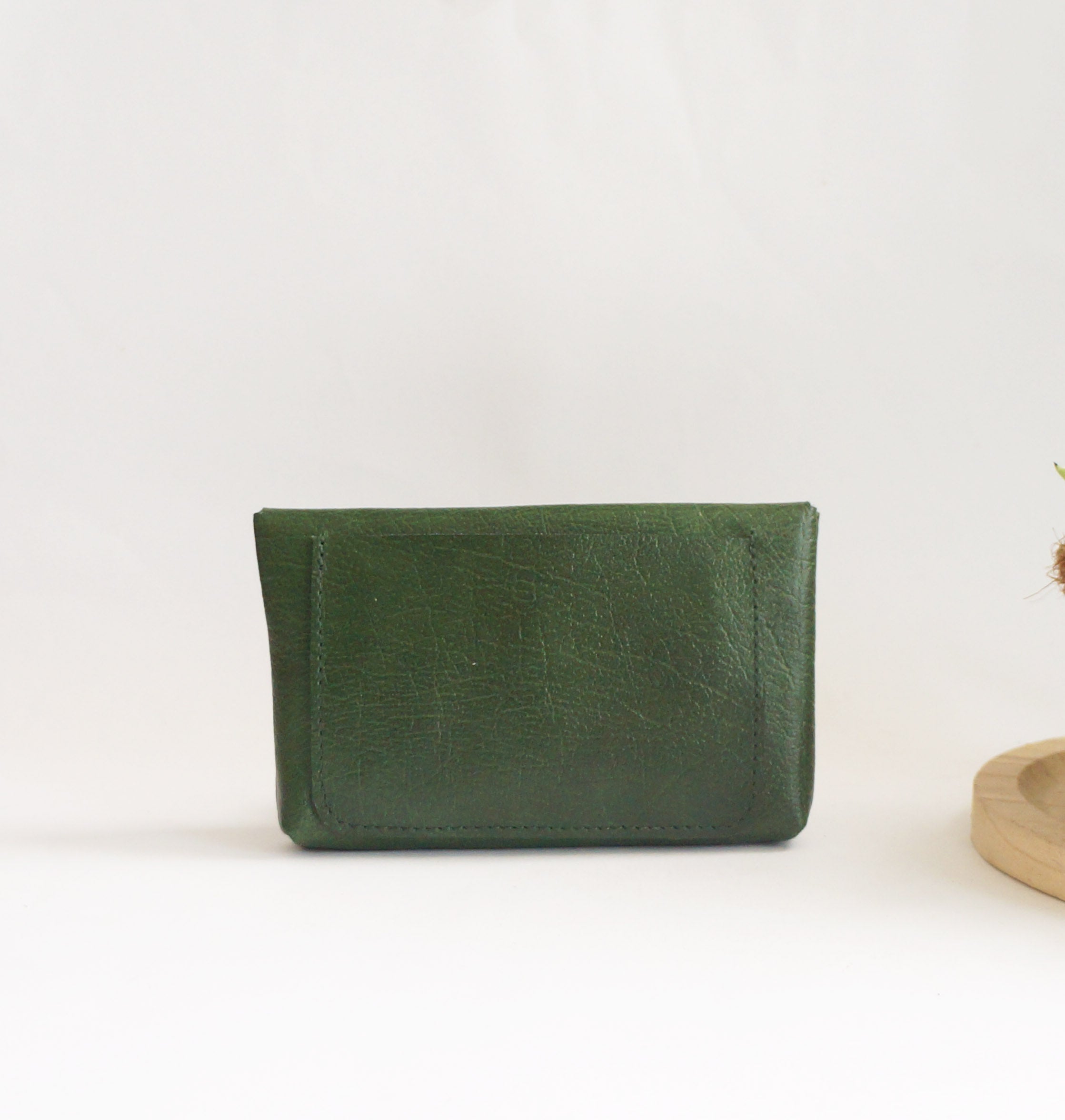 Medium Pouch - Pine Tree leather