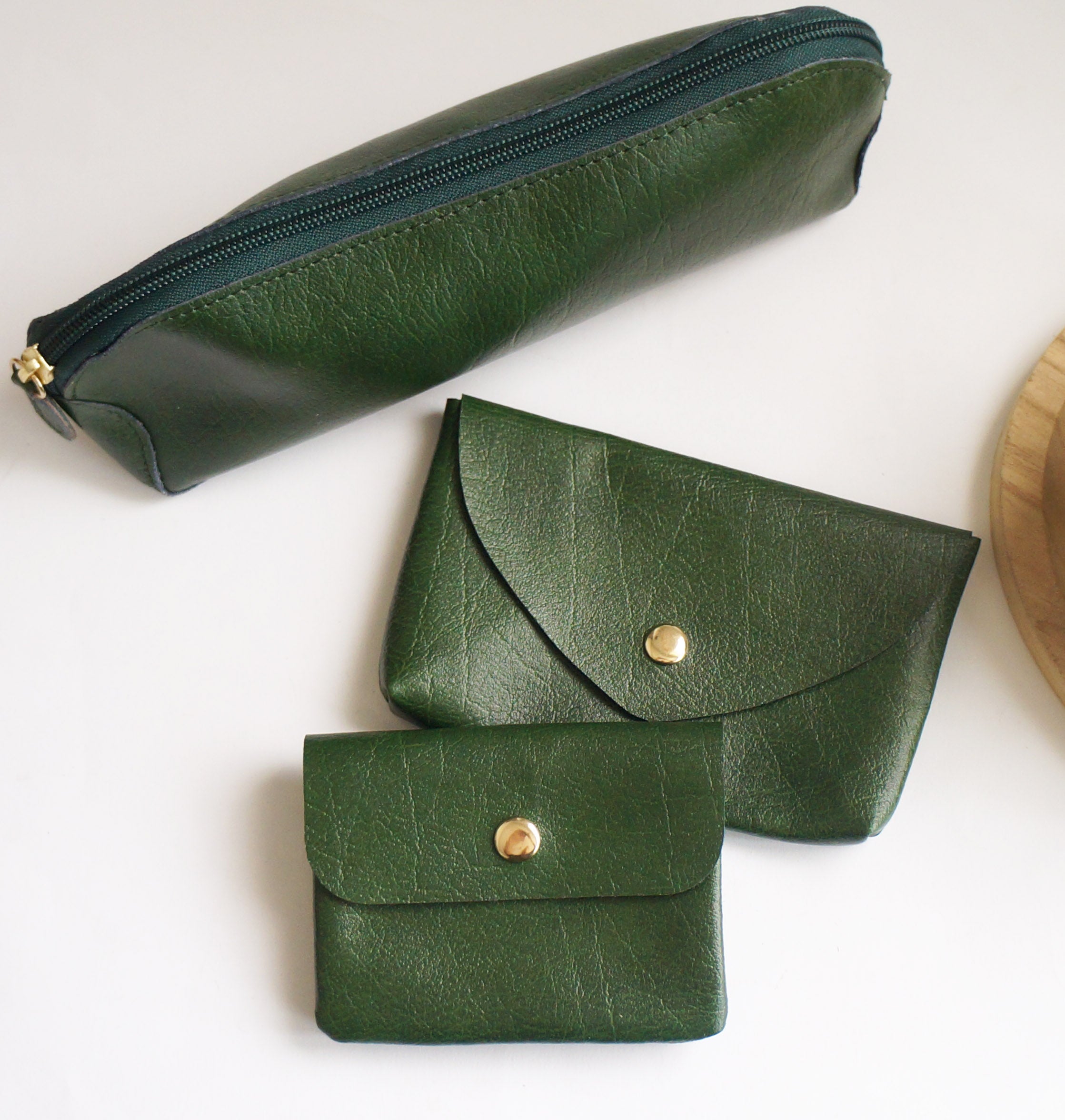 Pine Tree Leather Essentials Set – Pack of 3