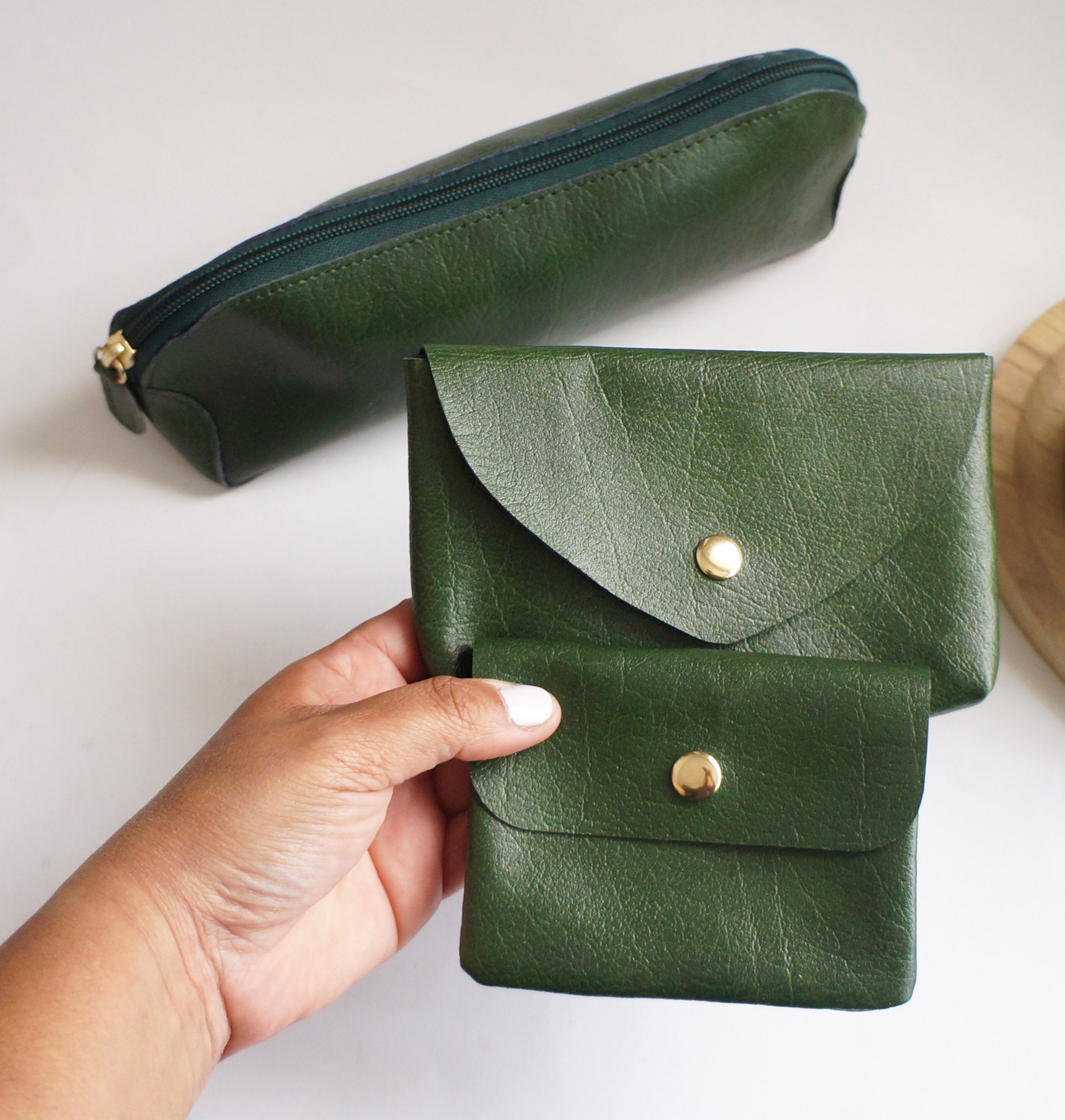 Pine Tree Leather Essentials Set – Pack of 3