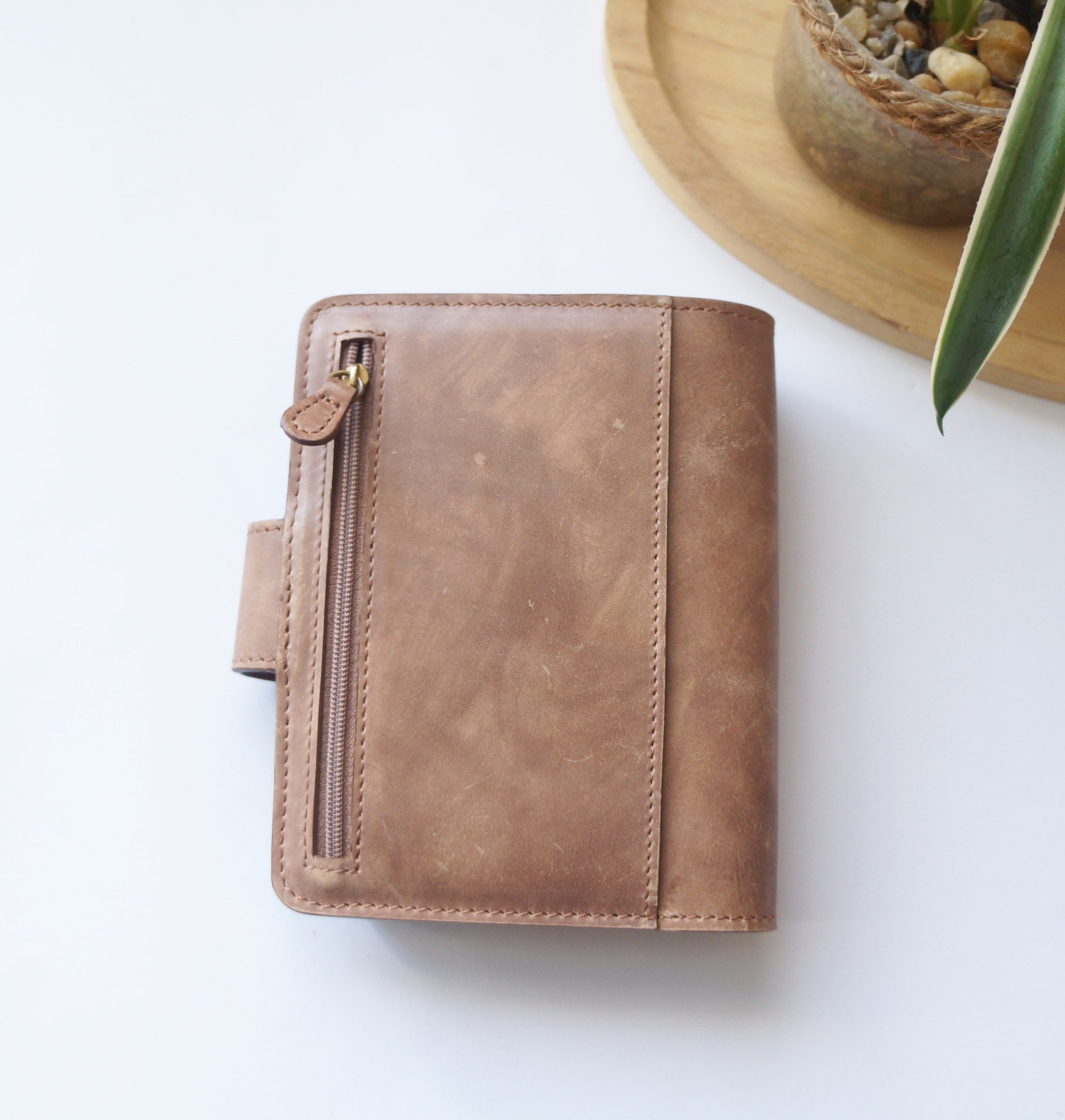 Pocket Journal Cover Clear Front - Spiced Cider