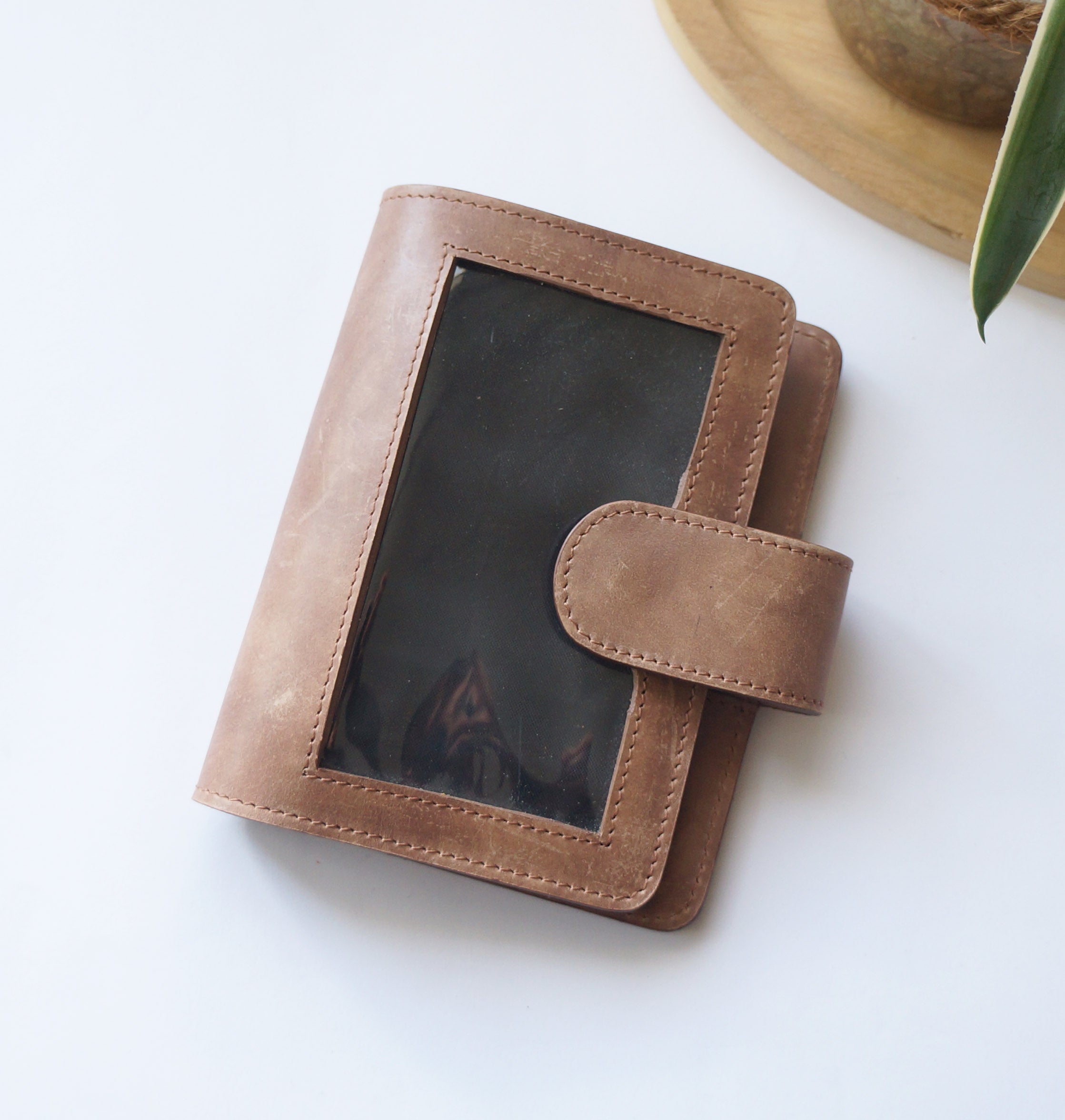 Pocket Journal Cover Clear Front - Spiced Cider