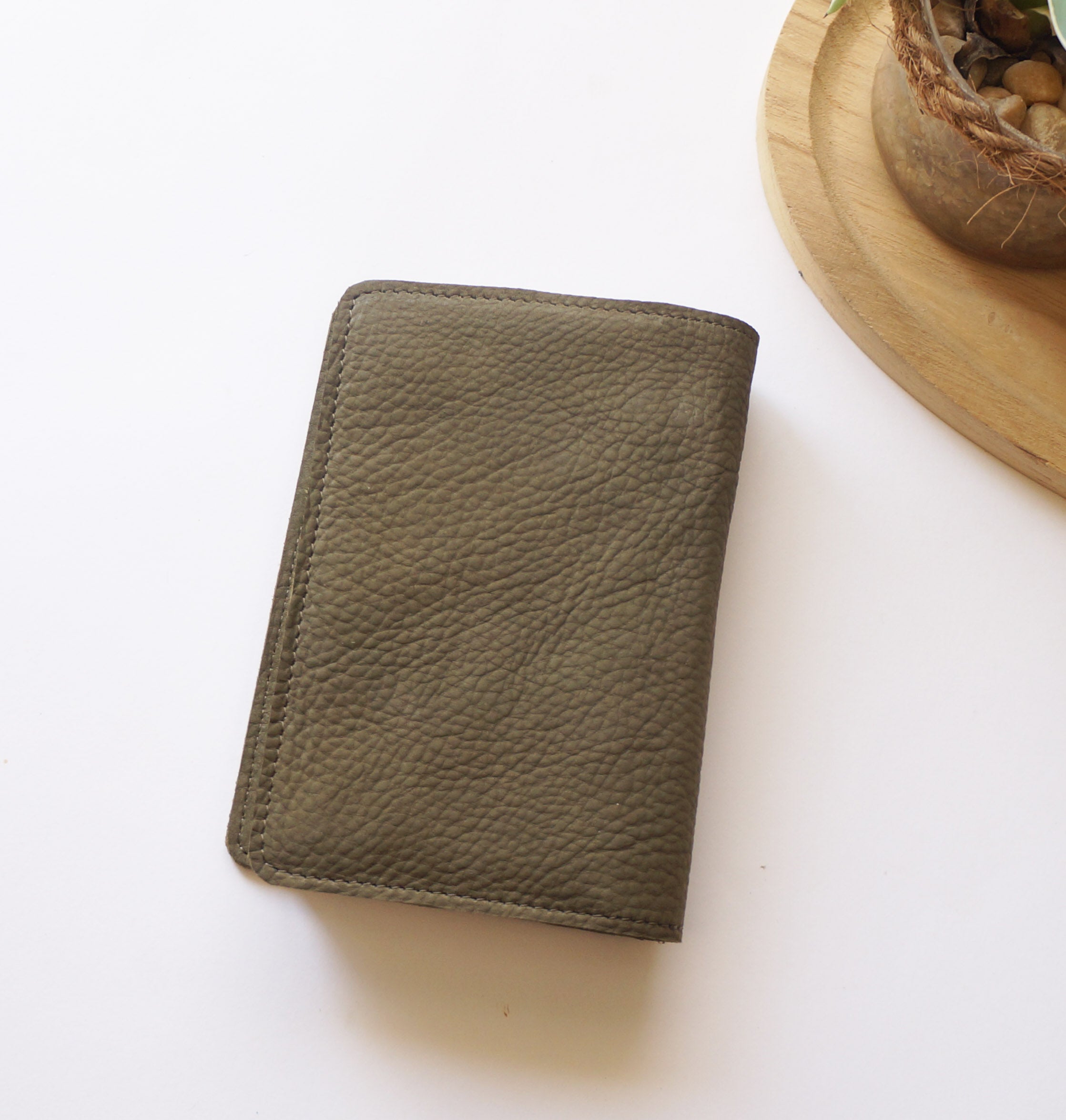 Pocket Rustic - Nubuck & Pebbled Army Green