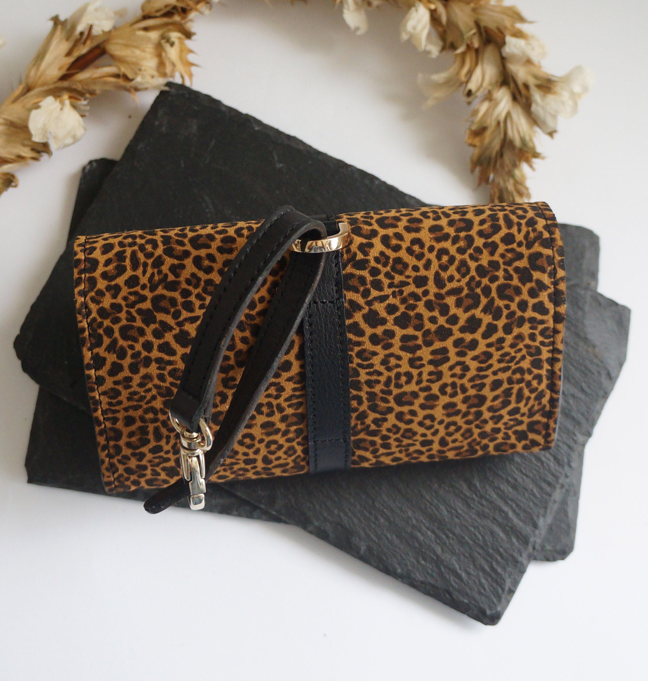 Sunglasses pouch/Micro bag - Brownie/Rose Gold