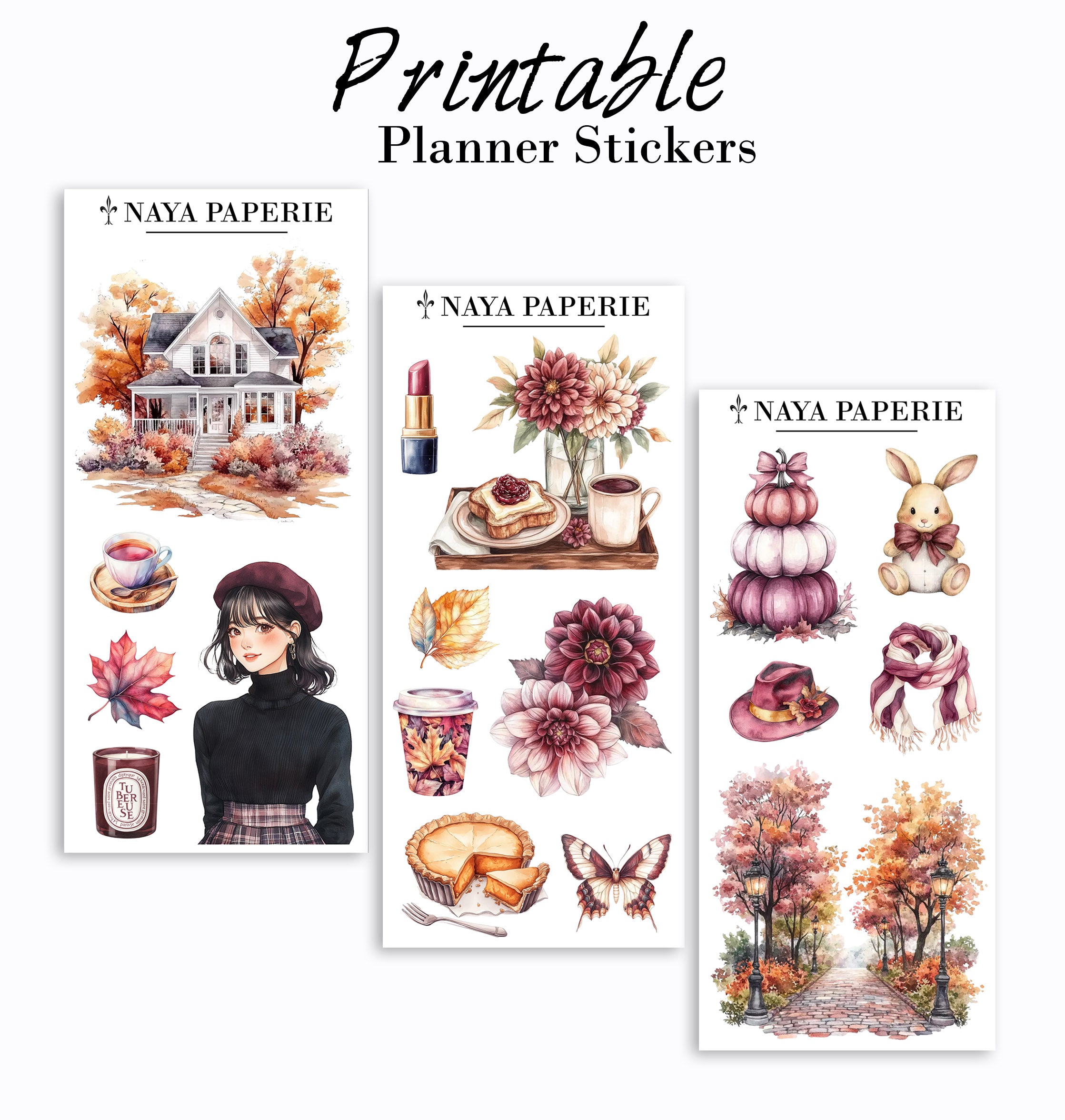 November Stickers - Exclusive designs Part 1