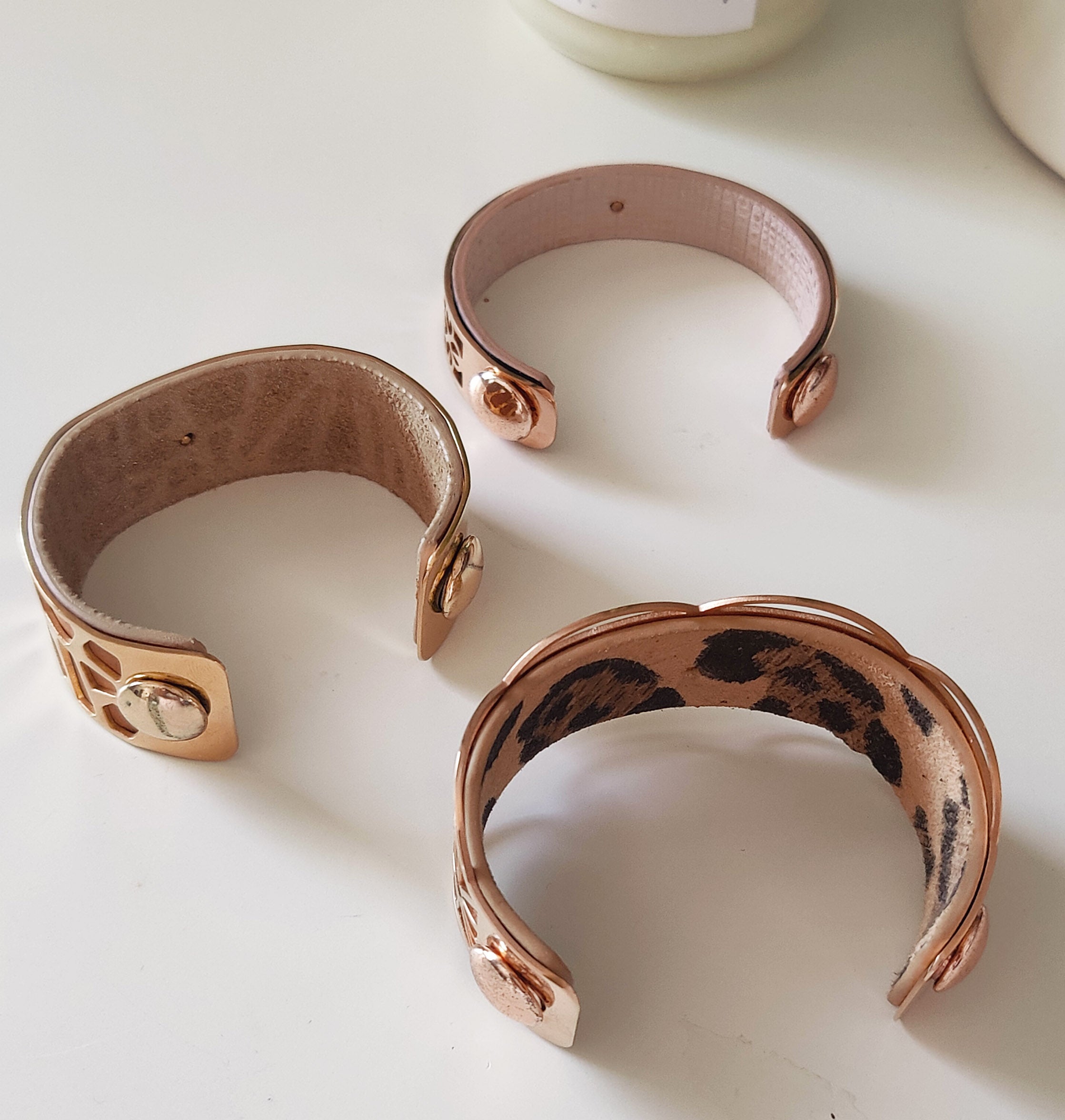 Reversible Bracelets, Stainless Steel