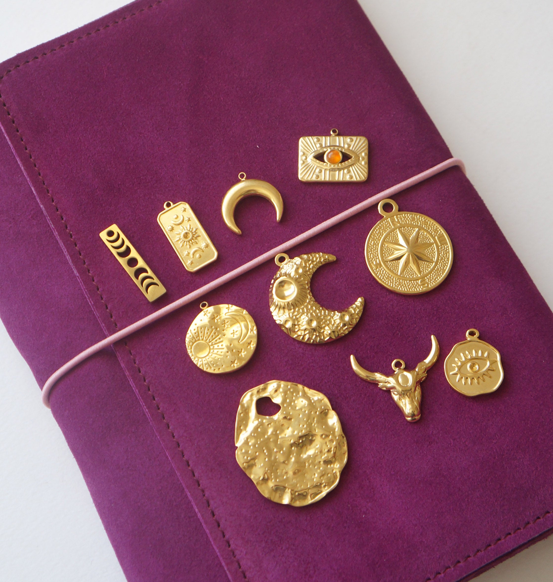 Stainless Steel Planner Charms