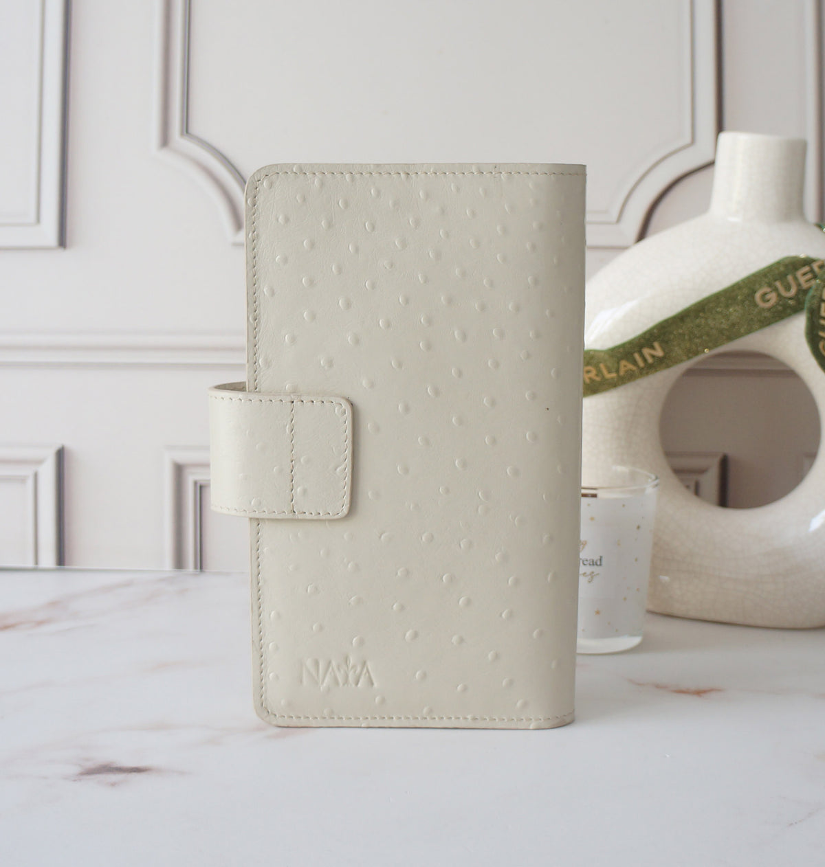 Standard TN Cover – Cream Ostrich