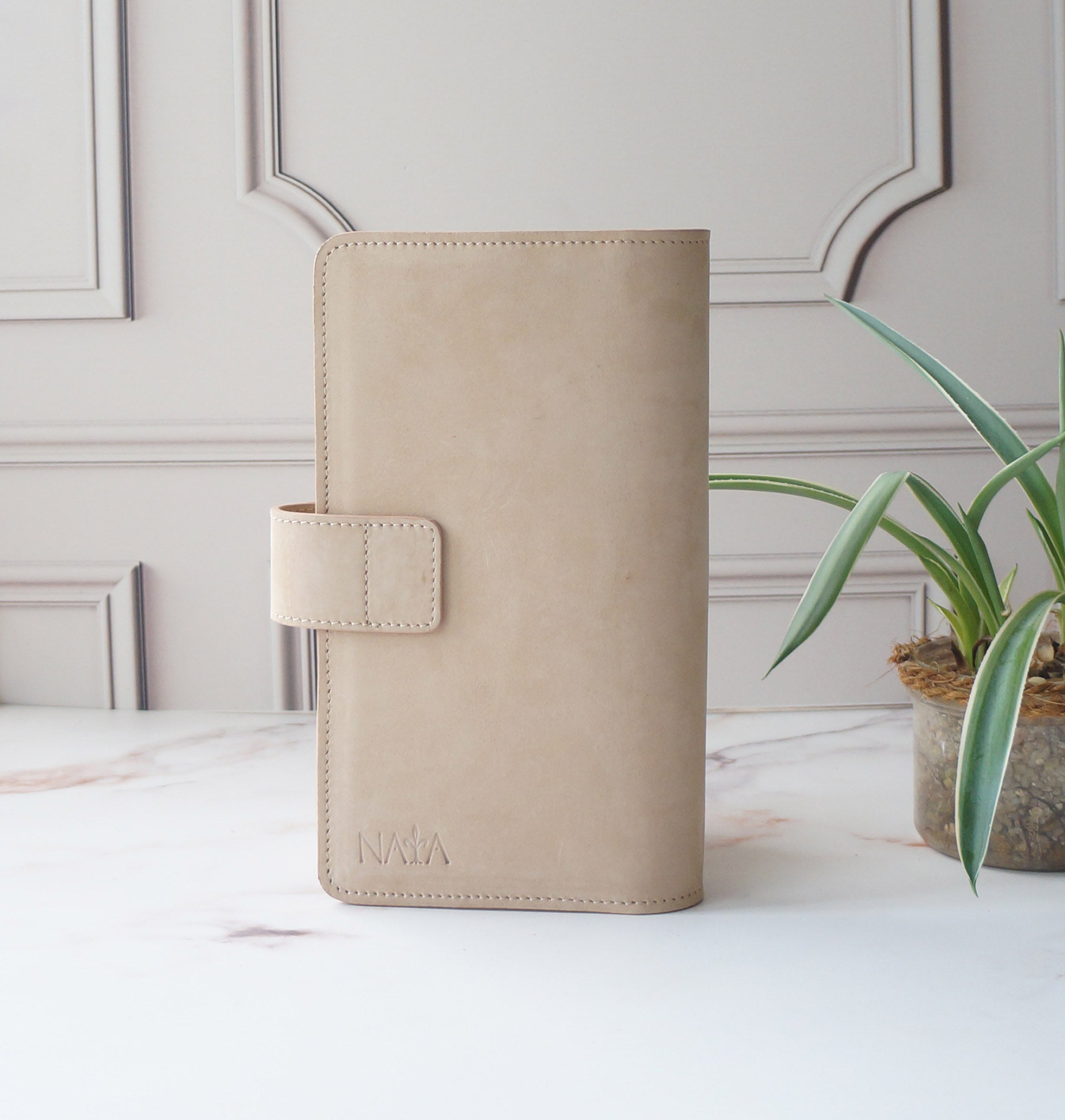 Standard Italian Nubuck Leather Journal Cover - Velvet Cotton Edition/ FREE SHIPPING