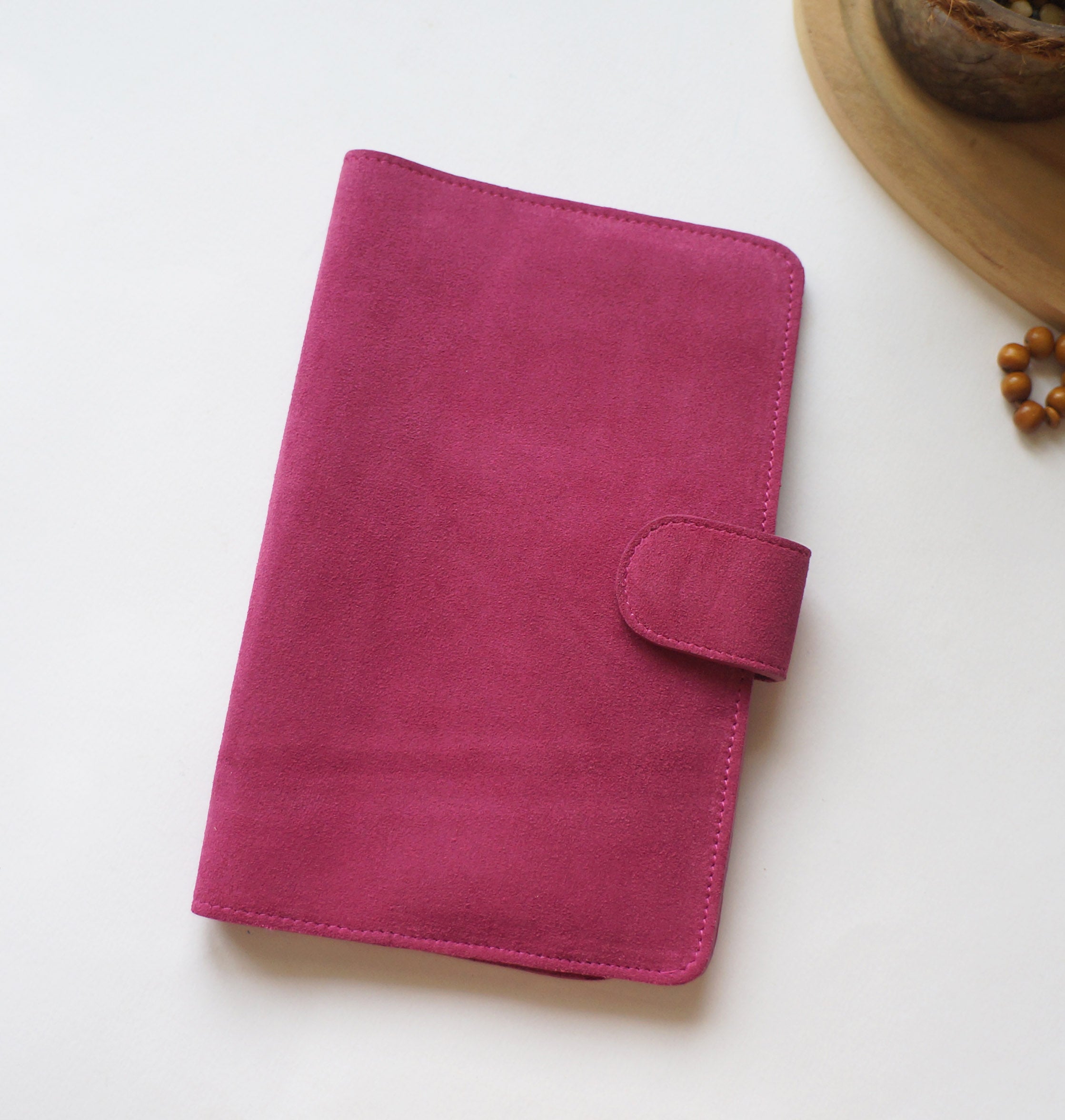 Standard Journal Cover - Suede French Rose