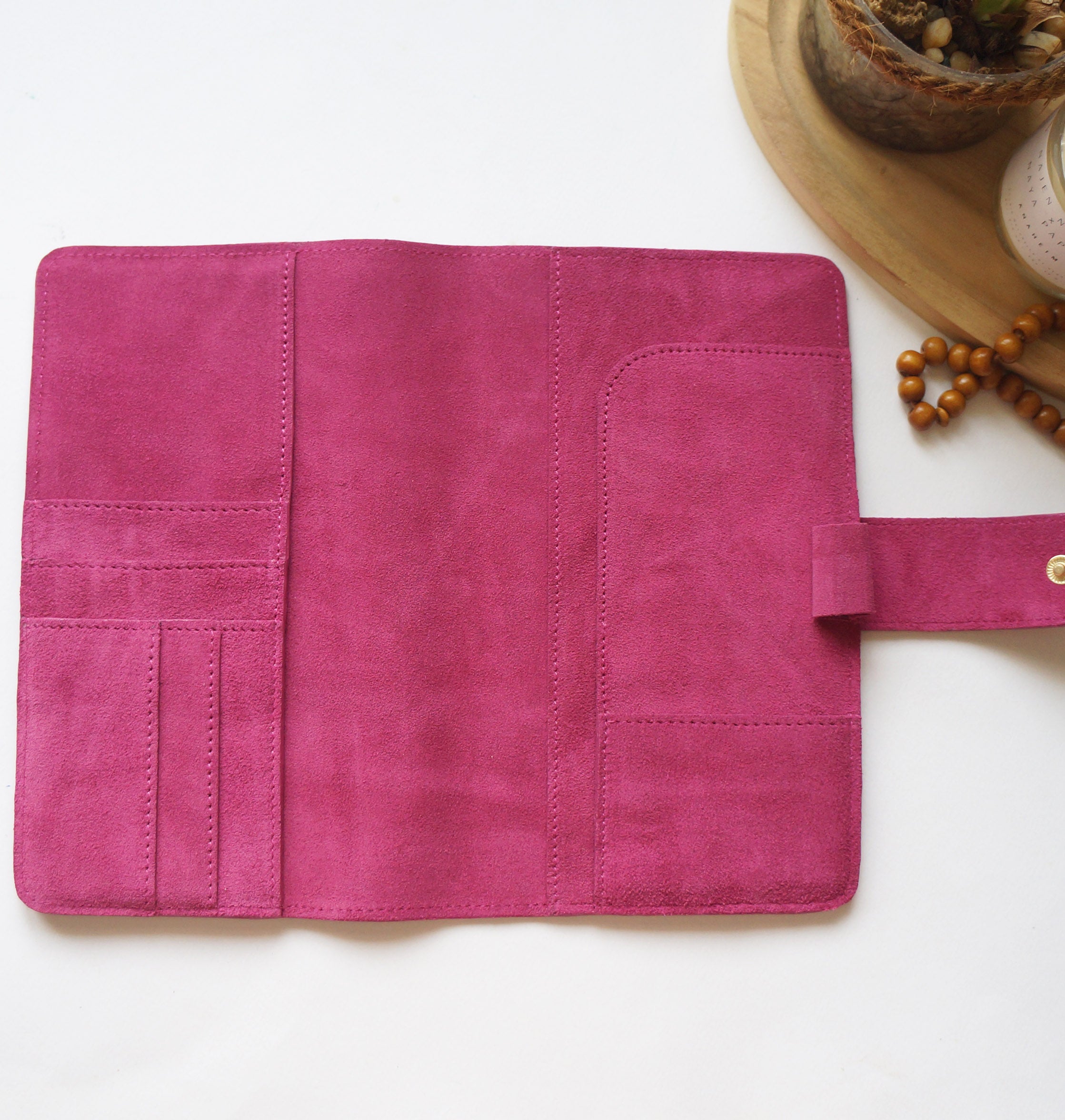 Standard Journal Cover - Suede French Rose