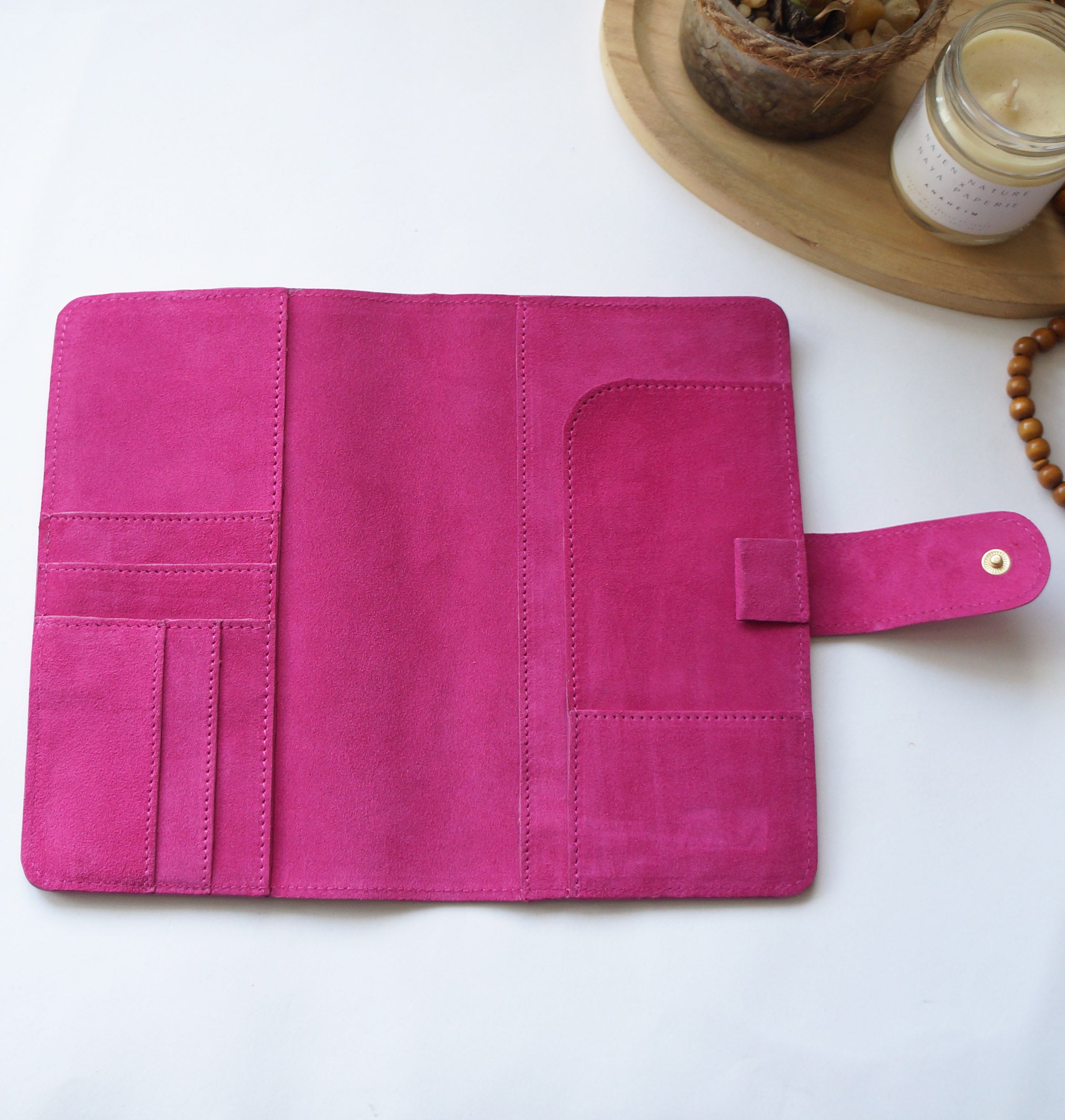 Standard TN Cover – Suede Hibiscus