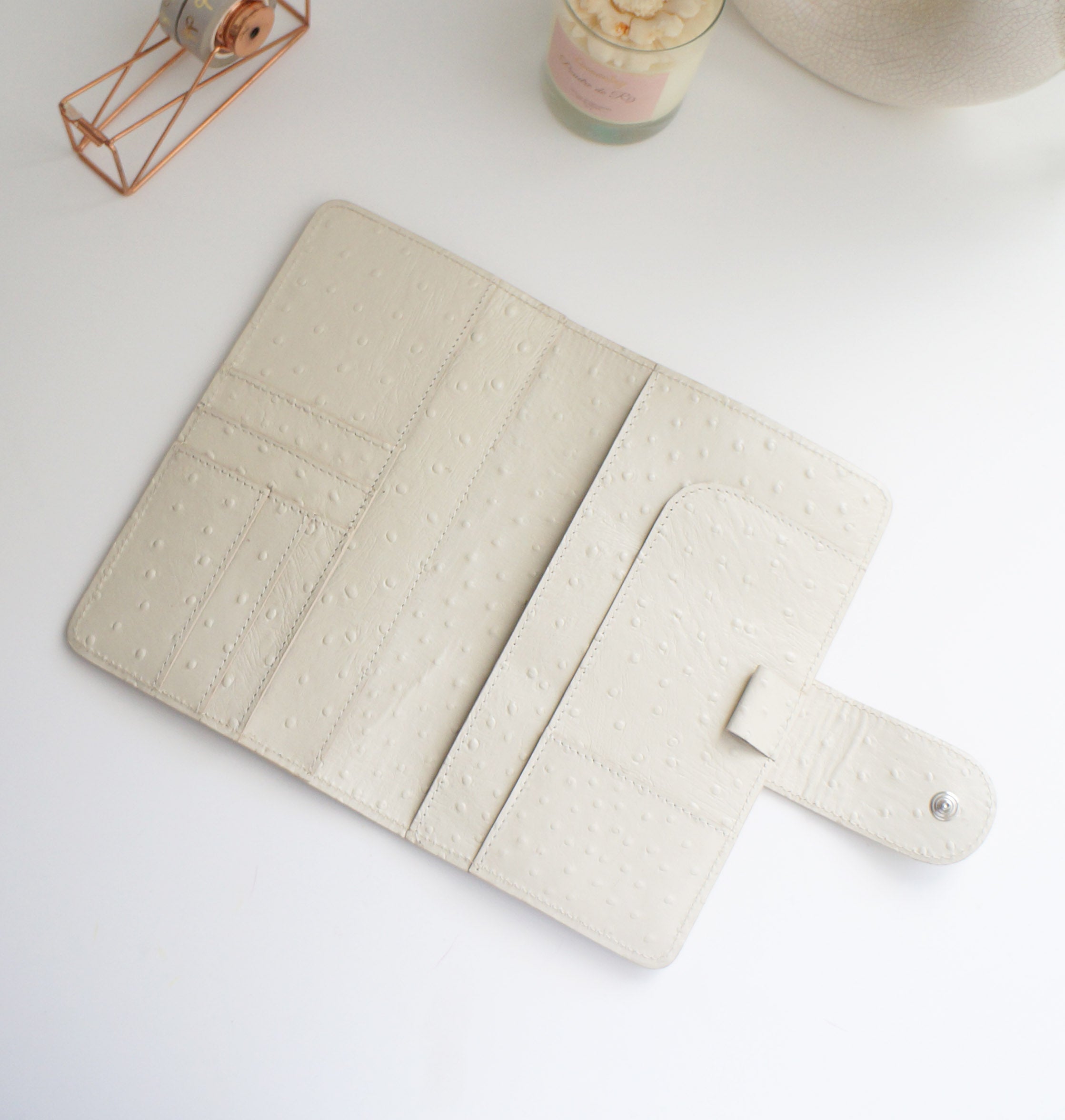 Standard TN Cover – Cream Ostrich
