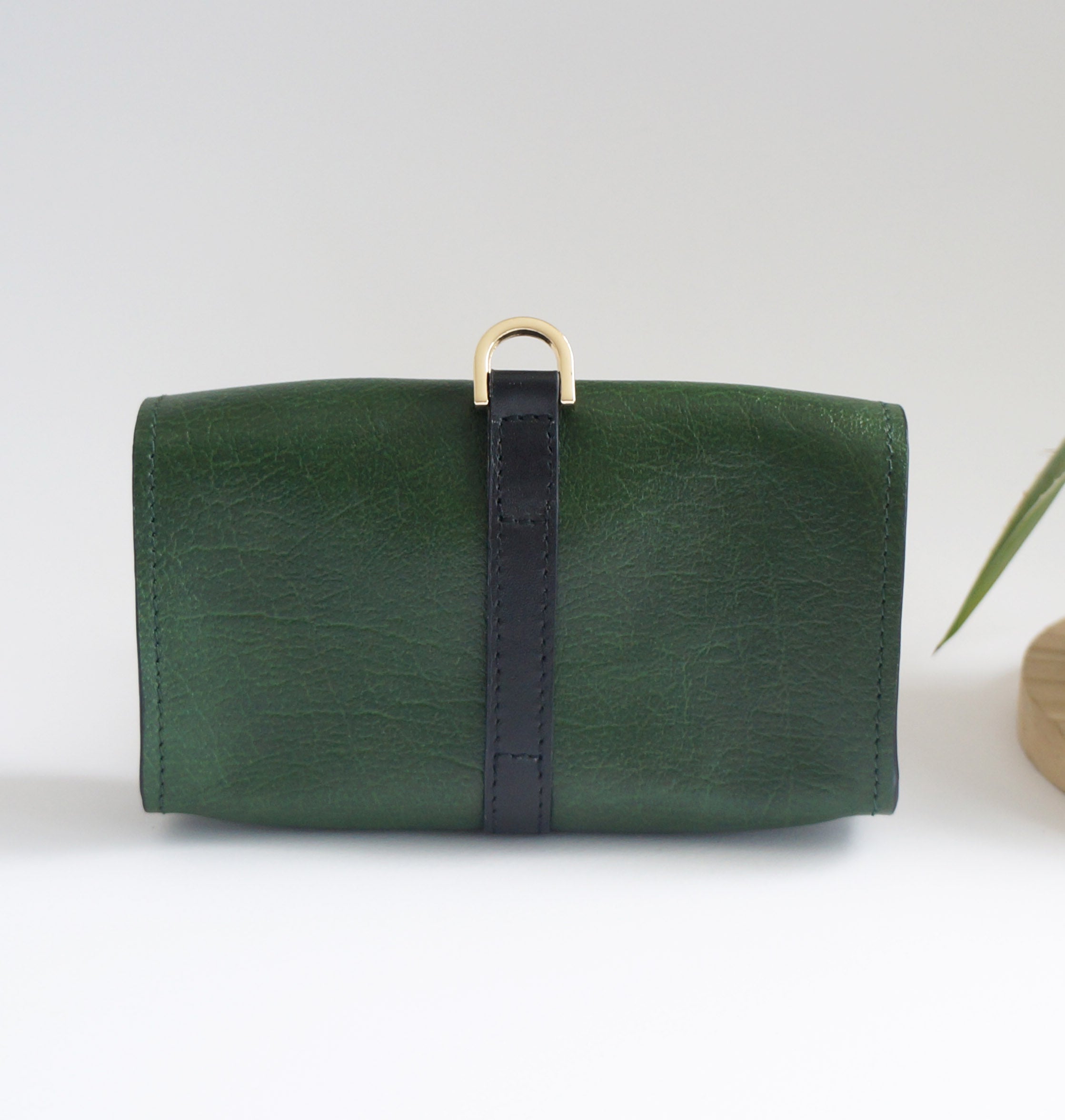 Sunglasses pouch/Micro bag - Pine Tree/Smooth Black