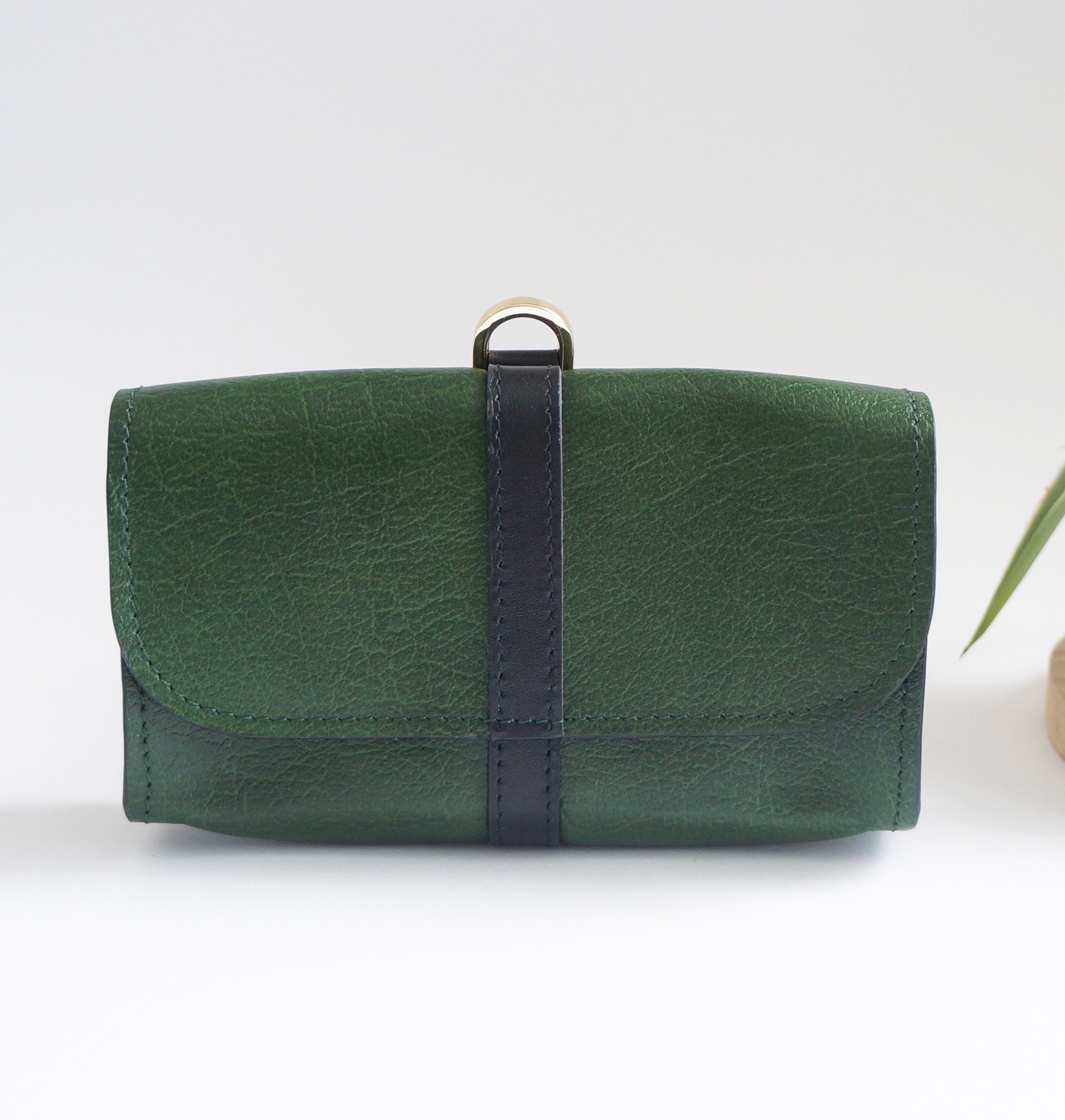 Sunglasses pouch/Micro bag - Pine Tree/Smooth Black