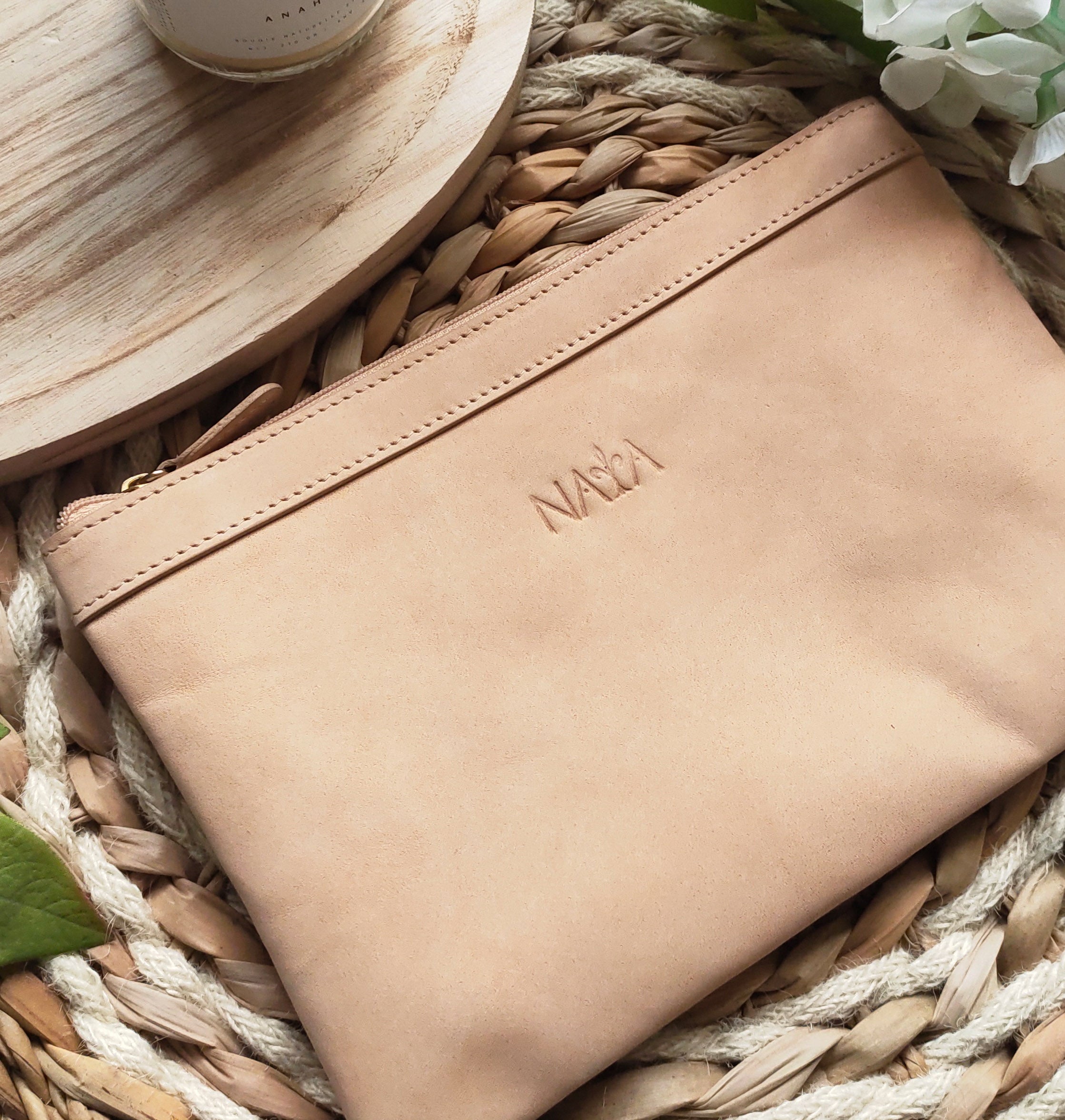 Leather Clutch/Pencil Holder - Choose your leather