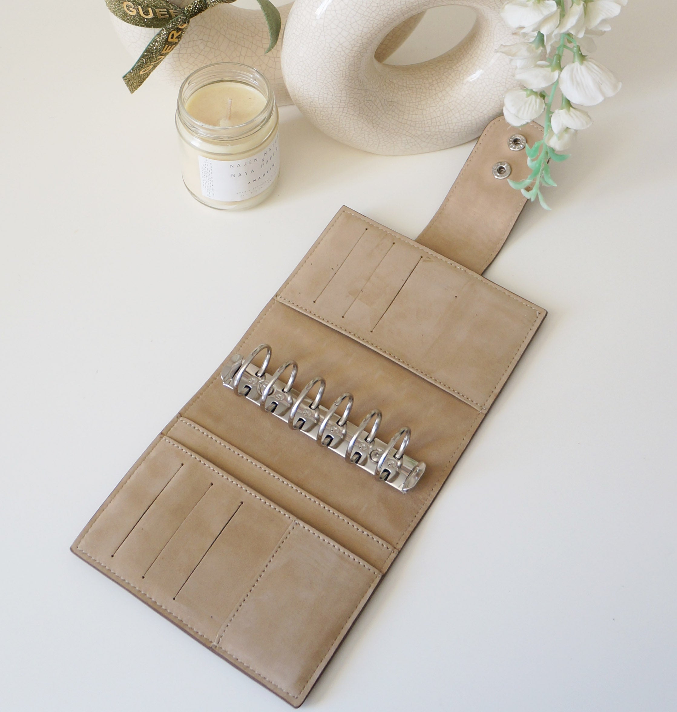 Pocket + Ring - Cocoa Creme/Velvet Linen