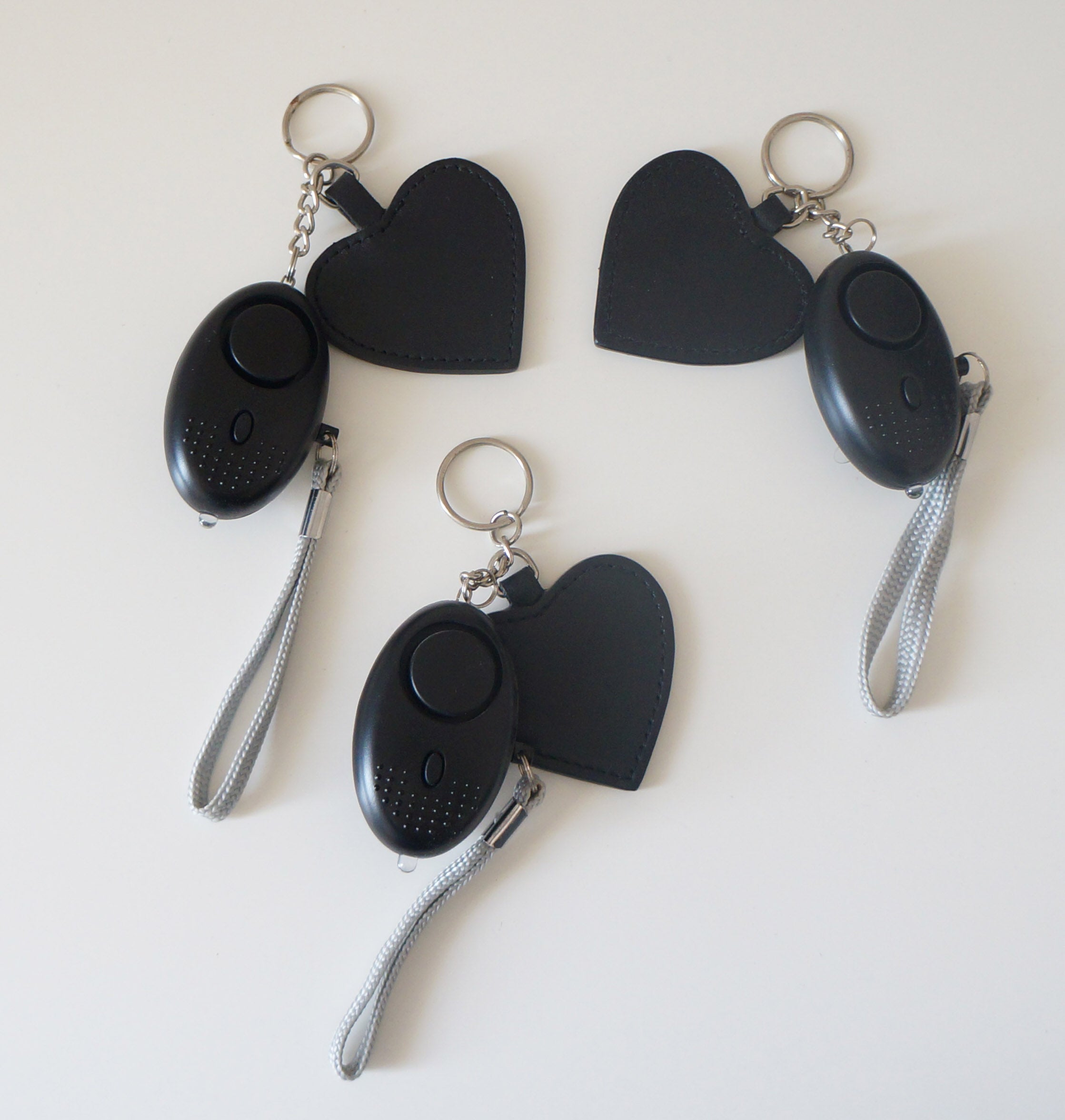 Heart Key Ring with Alarm