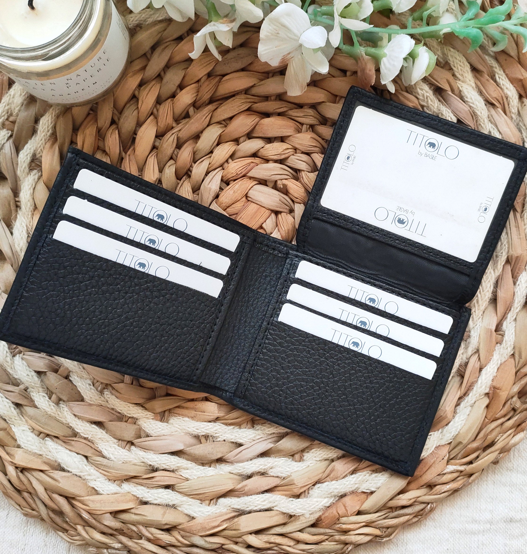 Men Wallet - Jet Black