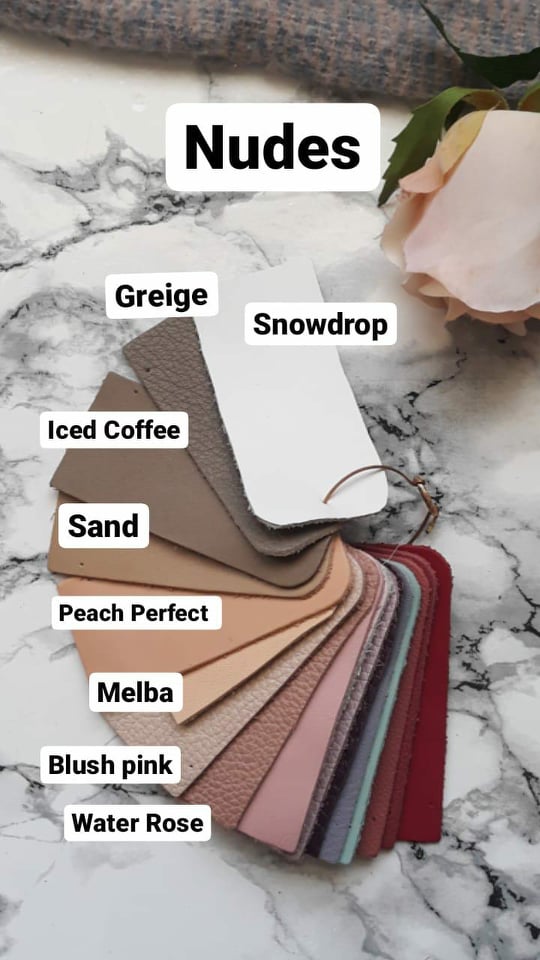 B6 Leather Inserts - Choose your leather - Naya Paperie
