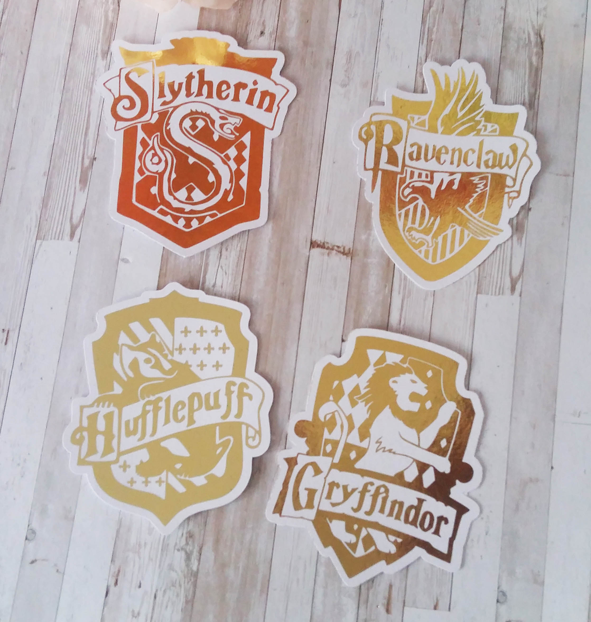 Harry Potter Foiled Houses Die cuts Mini Bundle - Naya Paperie