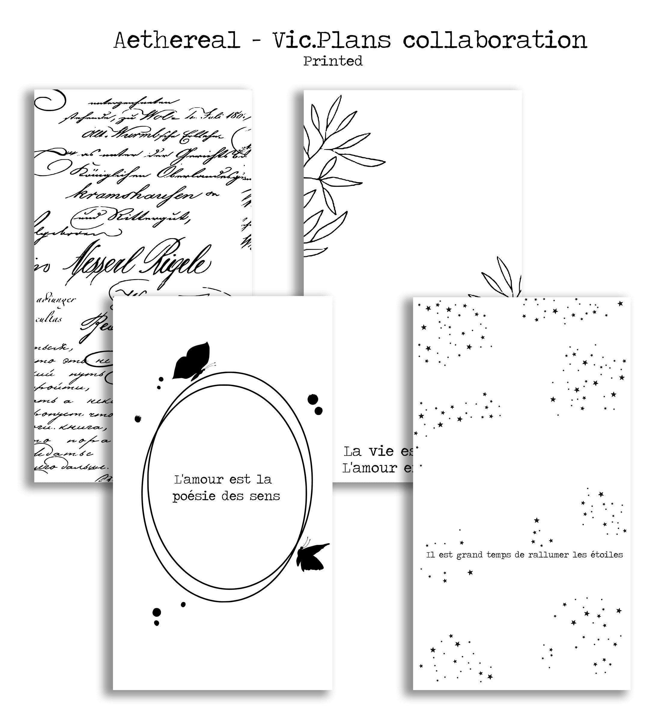 Aethereal Collection - Vic.Plans Collab - Naya Paperie