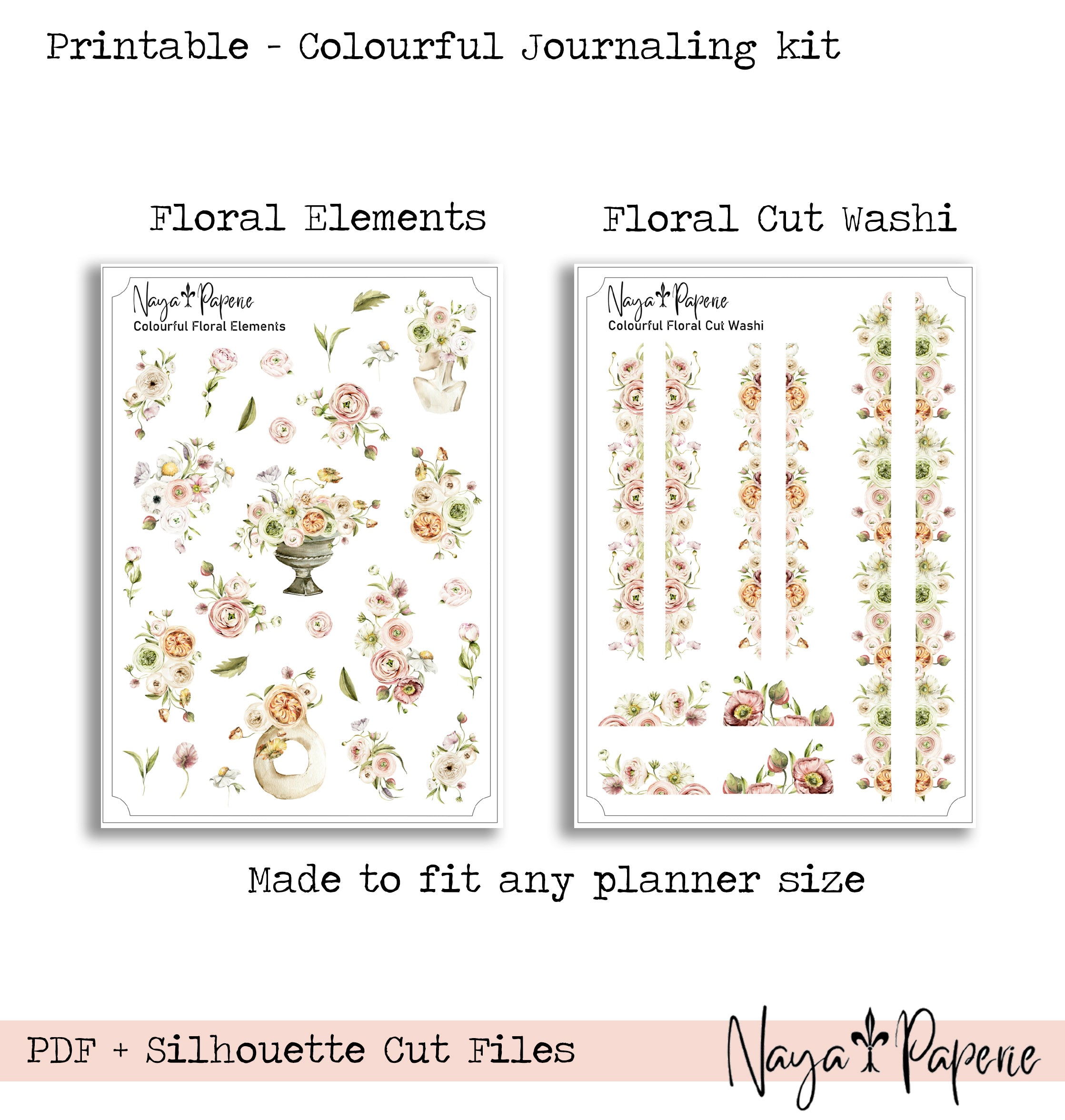 Colourful - Printable Journaling Kit