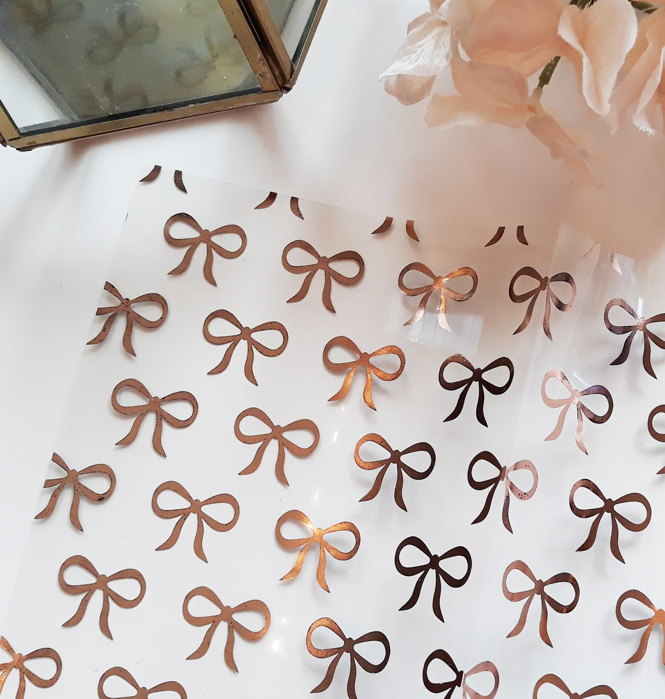 Acetate Foiled Bows Planner Dashboard - Naya Paperie