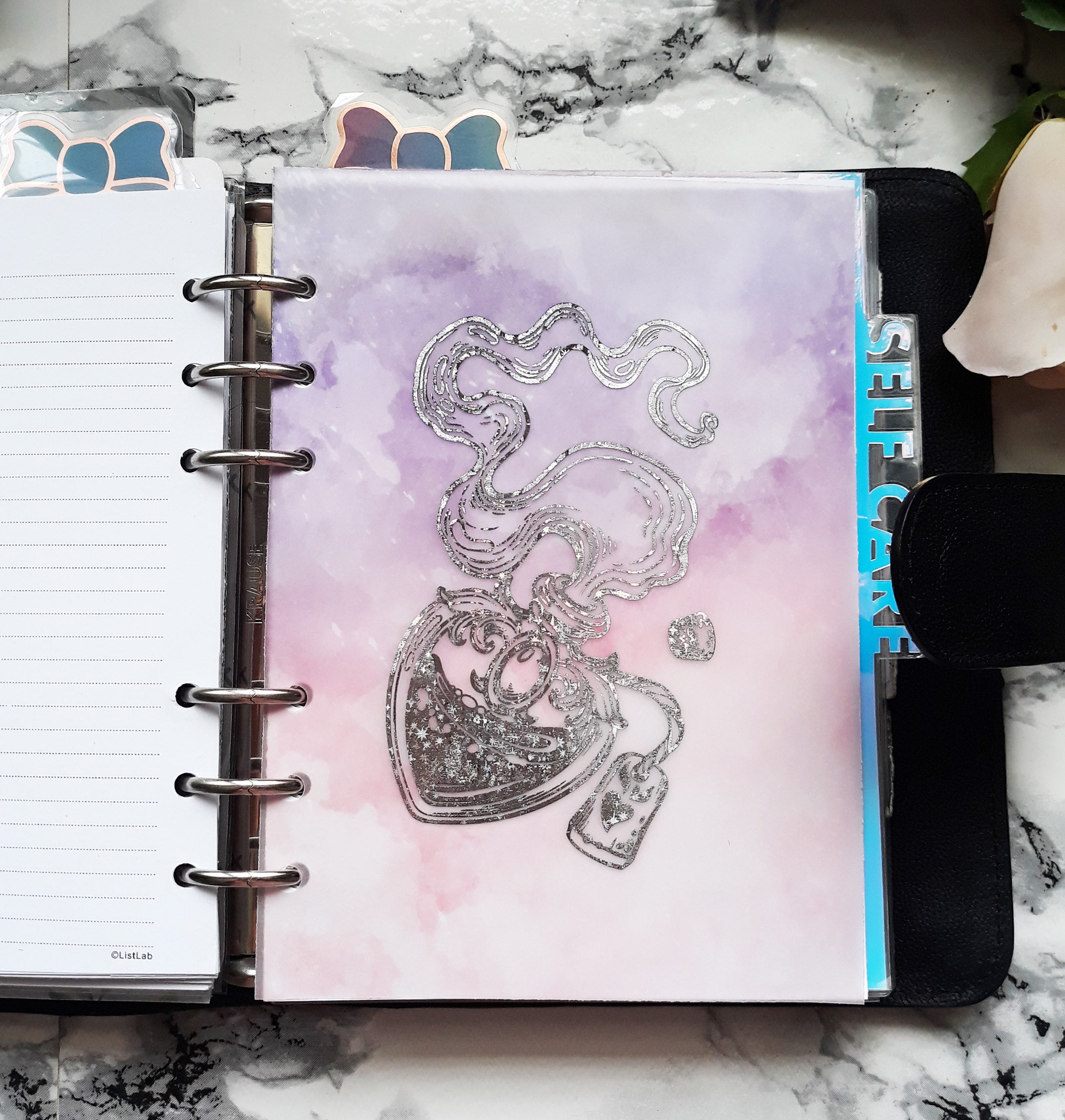 Vellum Foiled Elixir Planner Dashboard - Naya Paperie