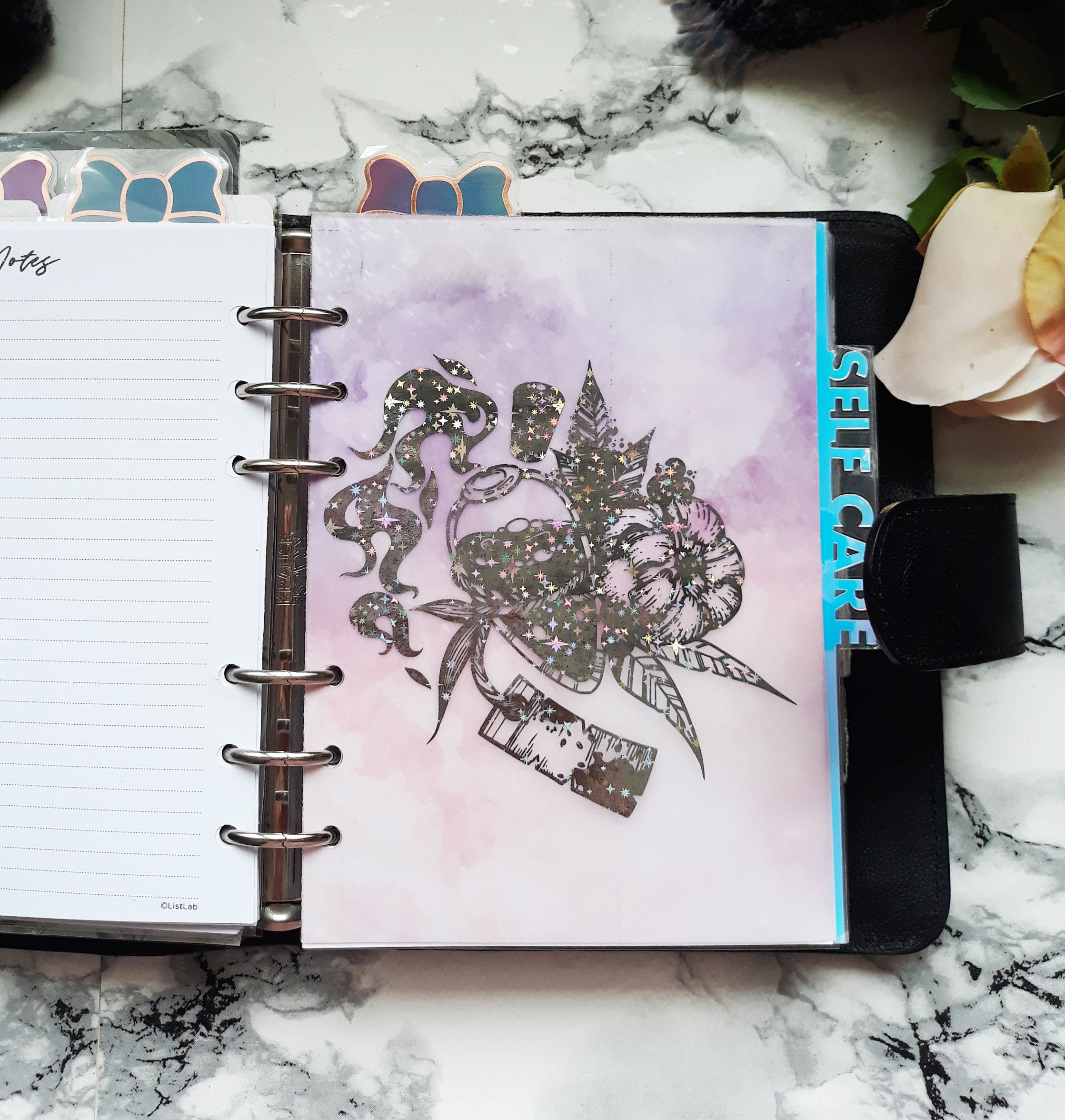 Vellum Foiled Elixir Planner Dashboard - Naya Paperie