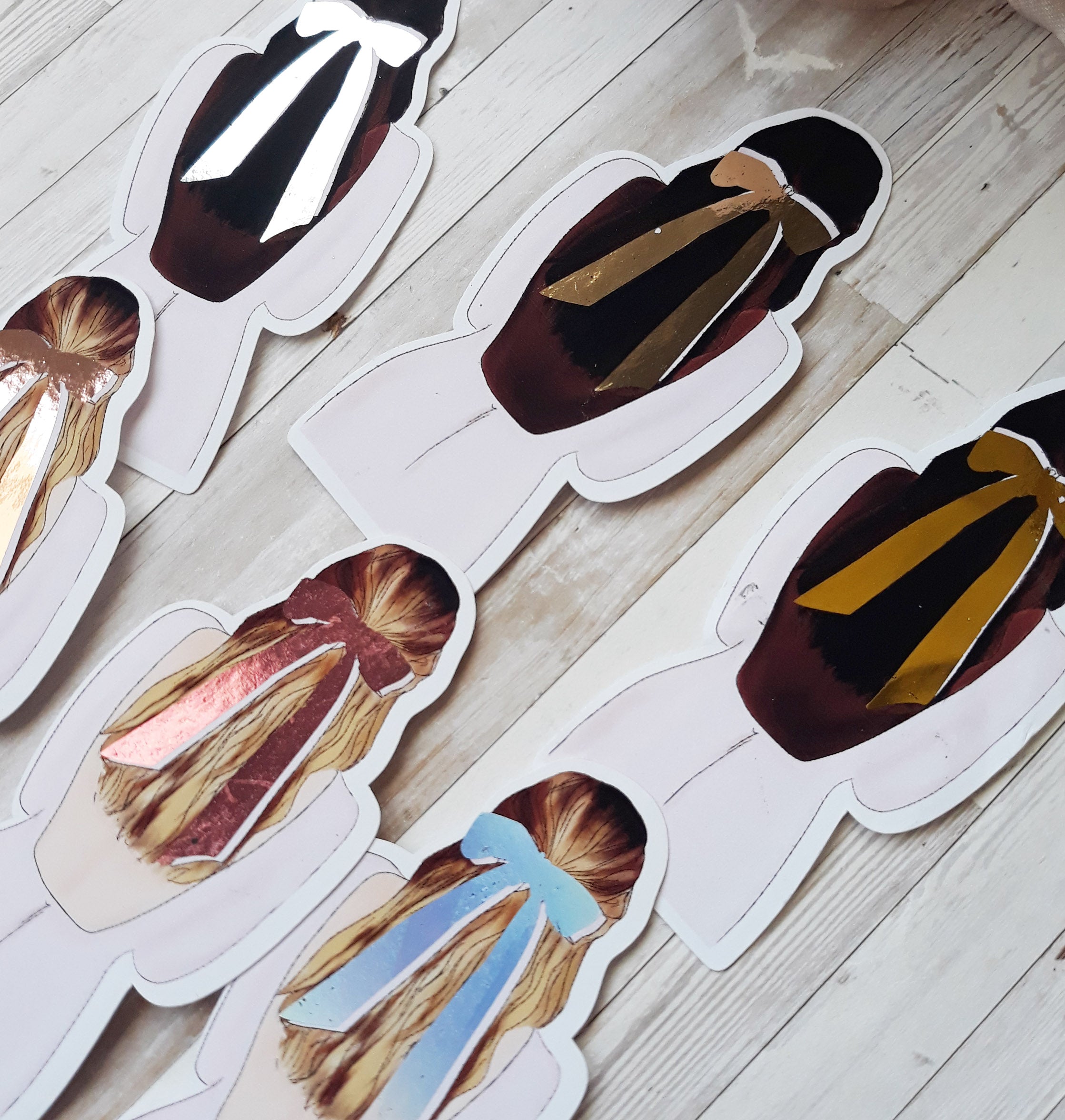 Girl Die cut Foiled - Naya Paperie