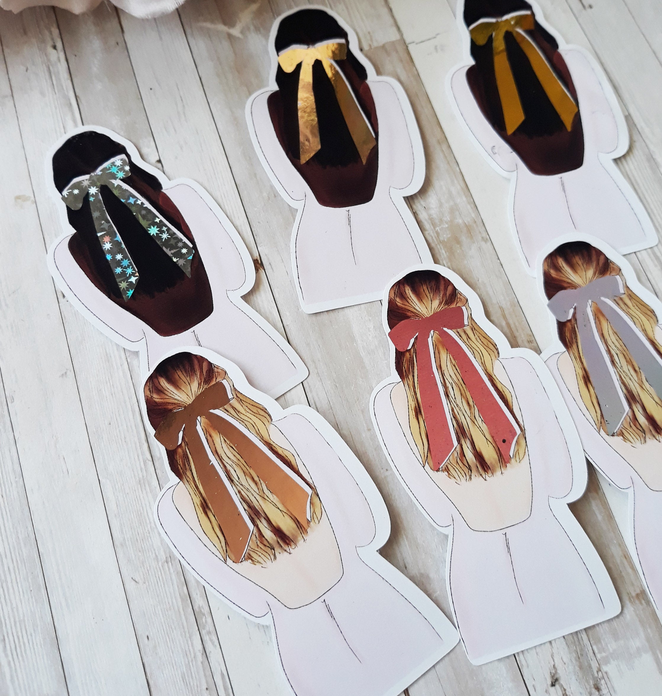 Girl Die cut Foiled - Naya Paperie
