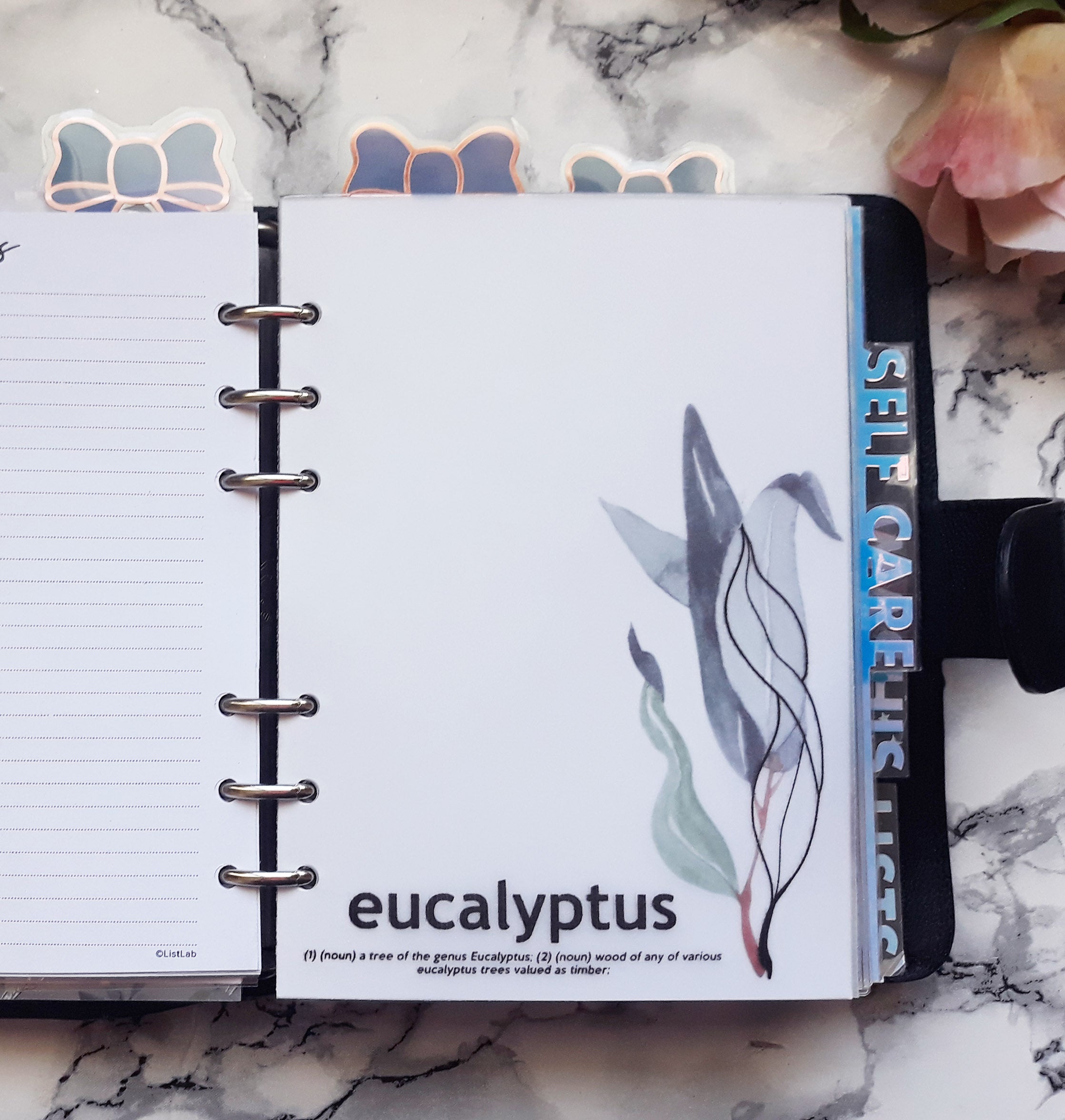 Vellum Greenary Planner Dashboard - Naya Paperie
