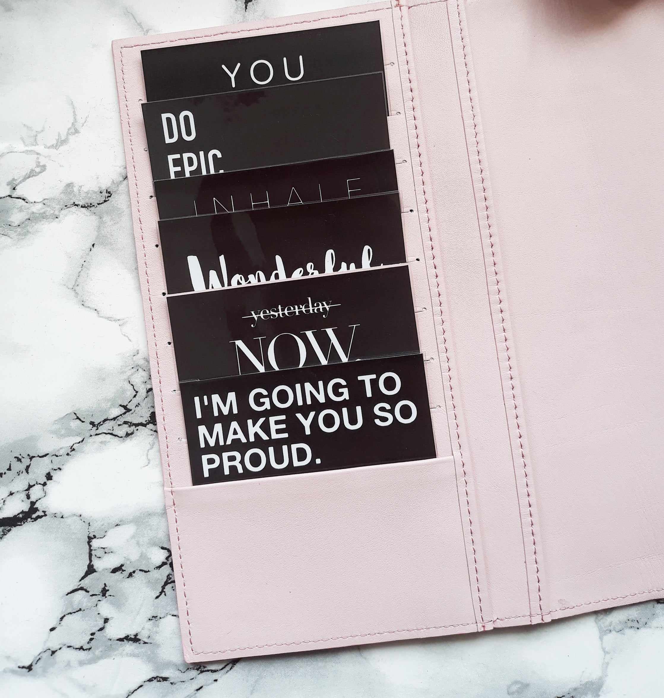 Motivational quotes planner cards - Naya Paperie