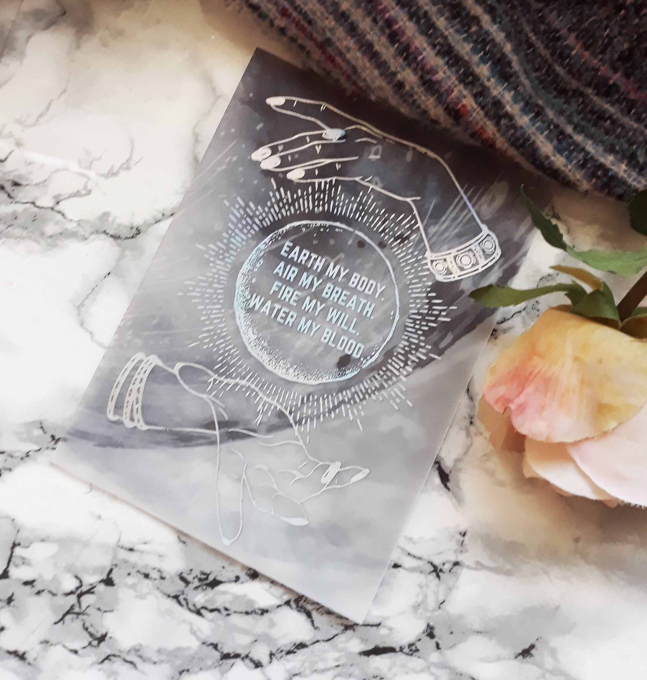 Vellum Foiled Oracle Planner Dashboard - Naya Paperie