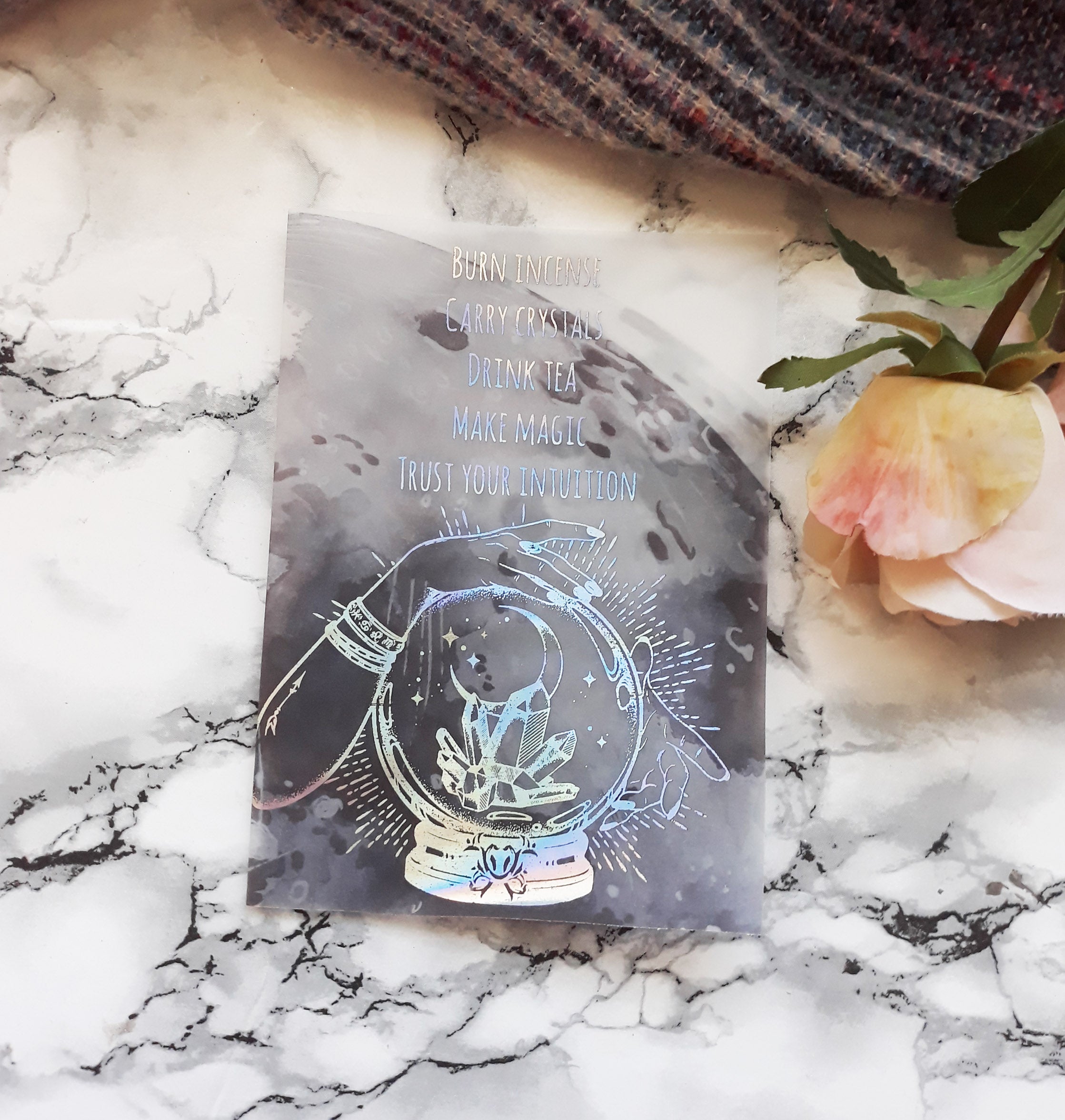 Vellum Foiled Oracle Planner Dashboard - Naya Paperie